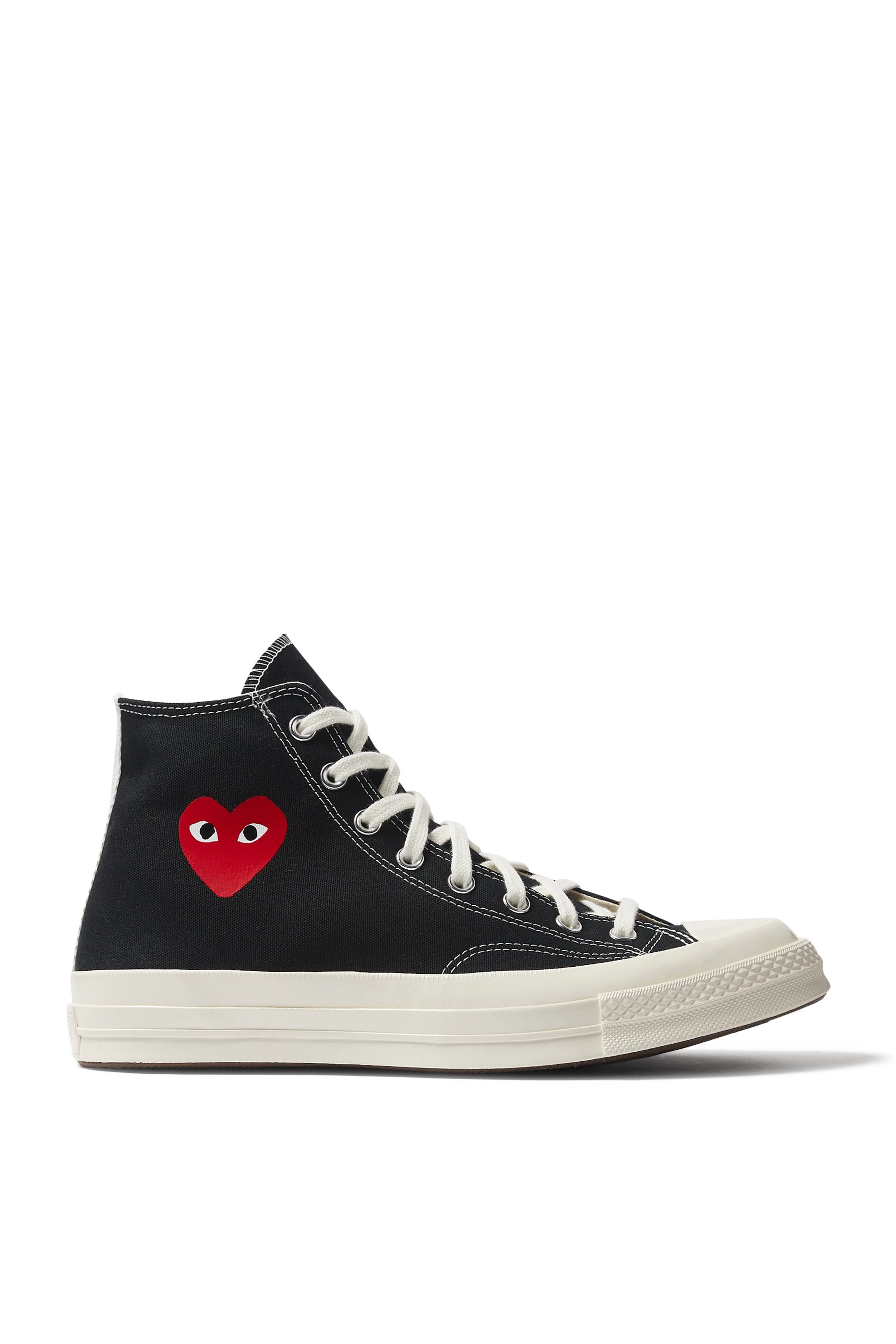 Converse Small Red Heart High Top Sneakers
