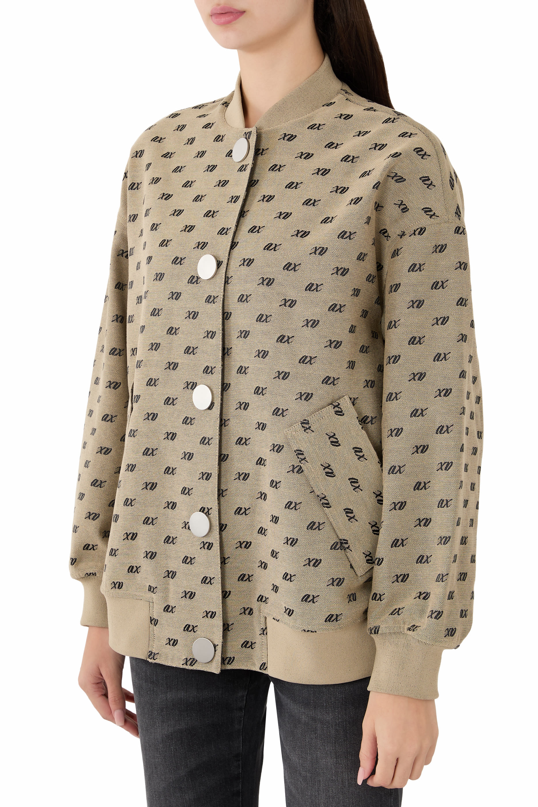 Allover Logo Blouson Jacket