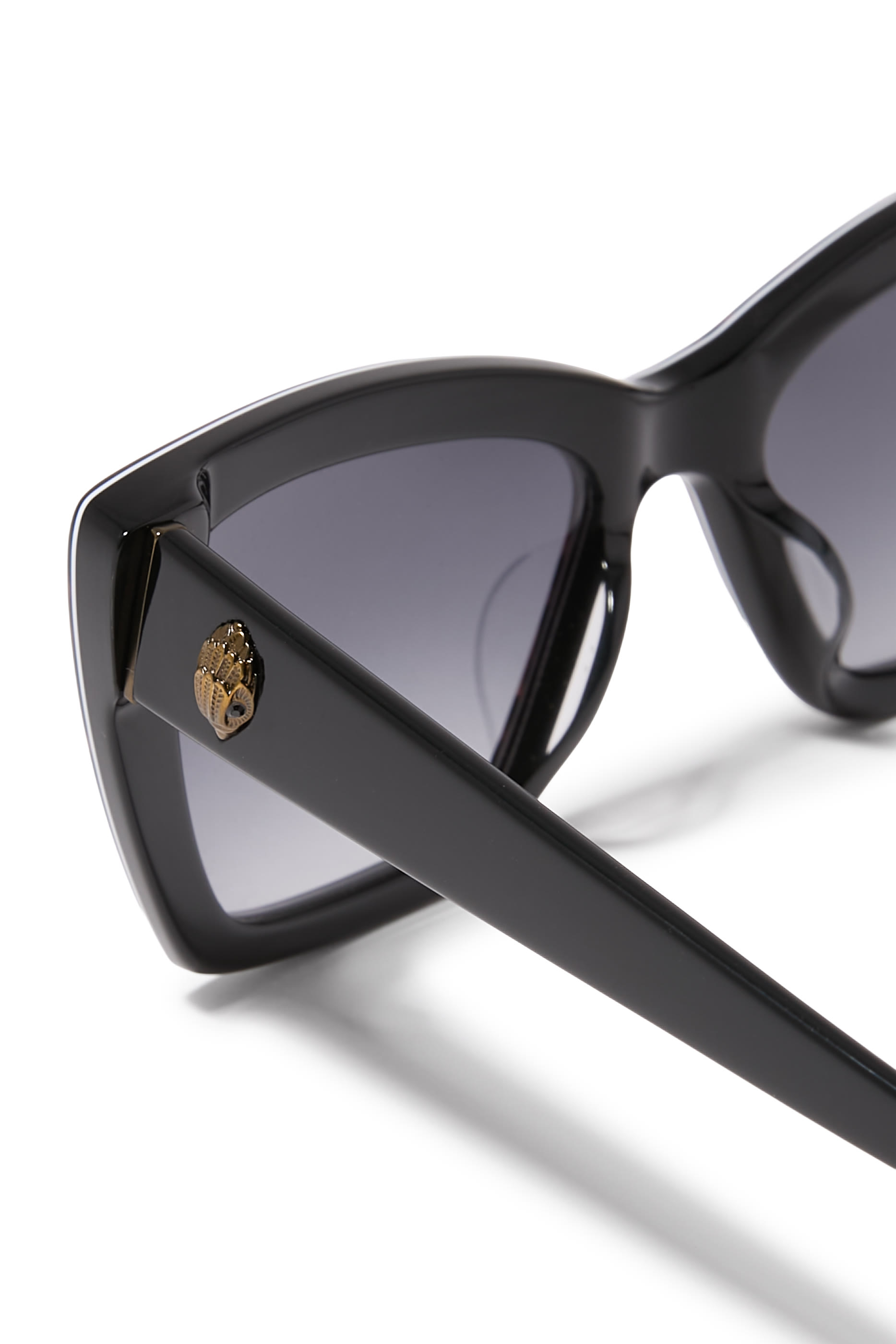 Eagle Head Motif Cat-Eye Sunglasses
