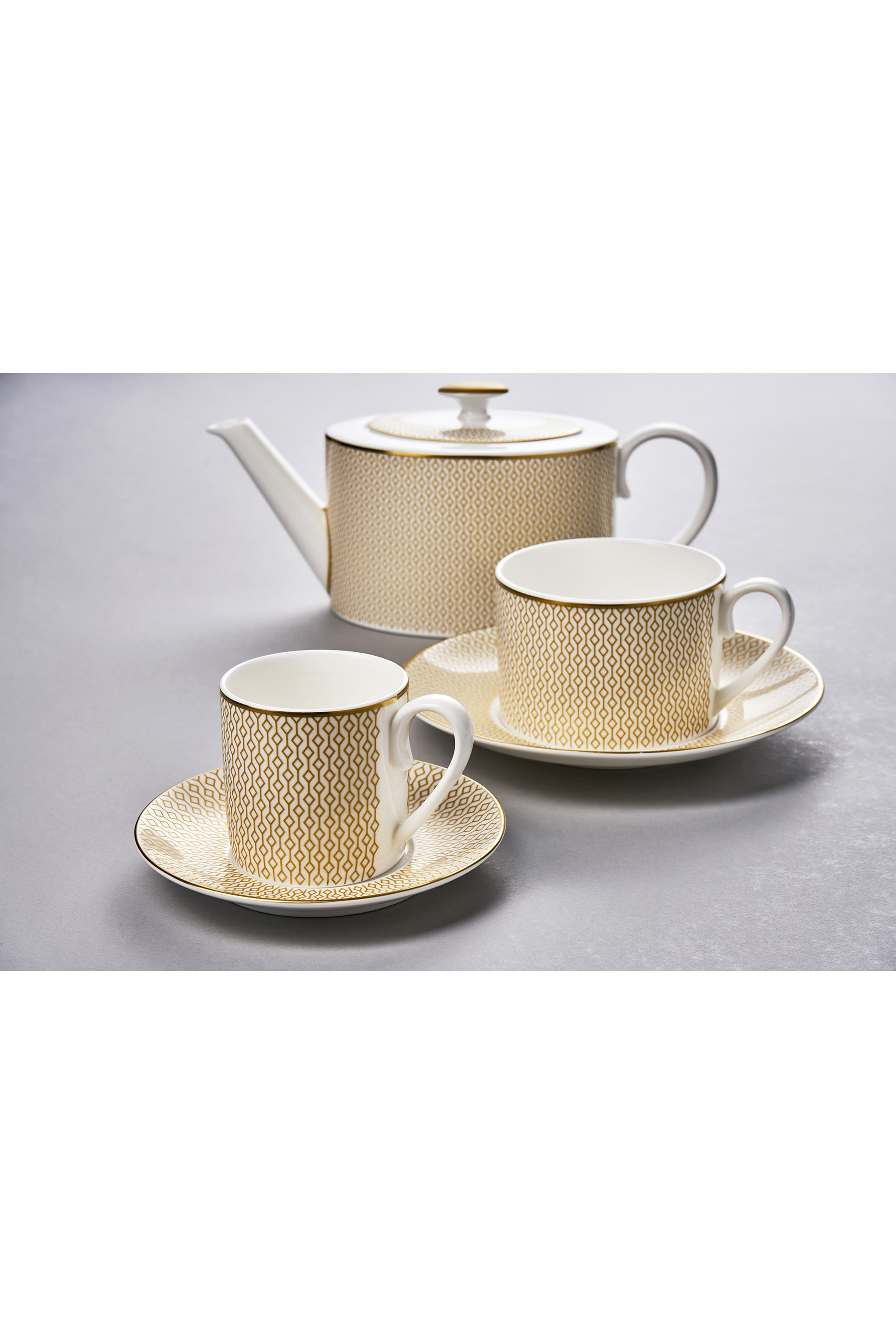 Diamond Coffe Cup  Saucer Set