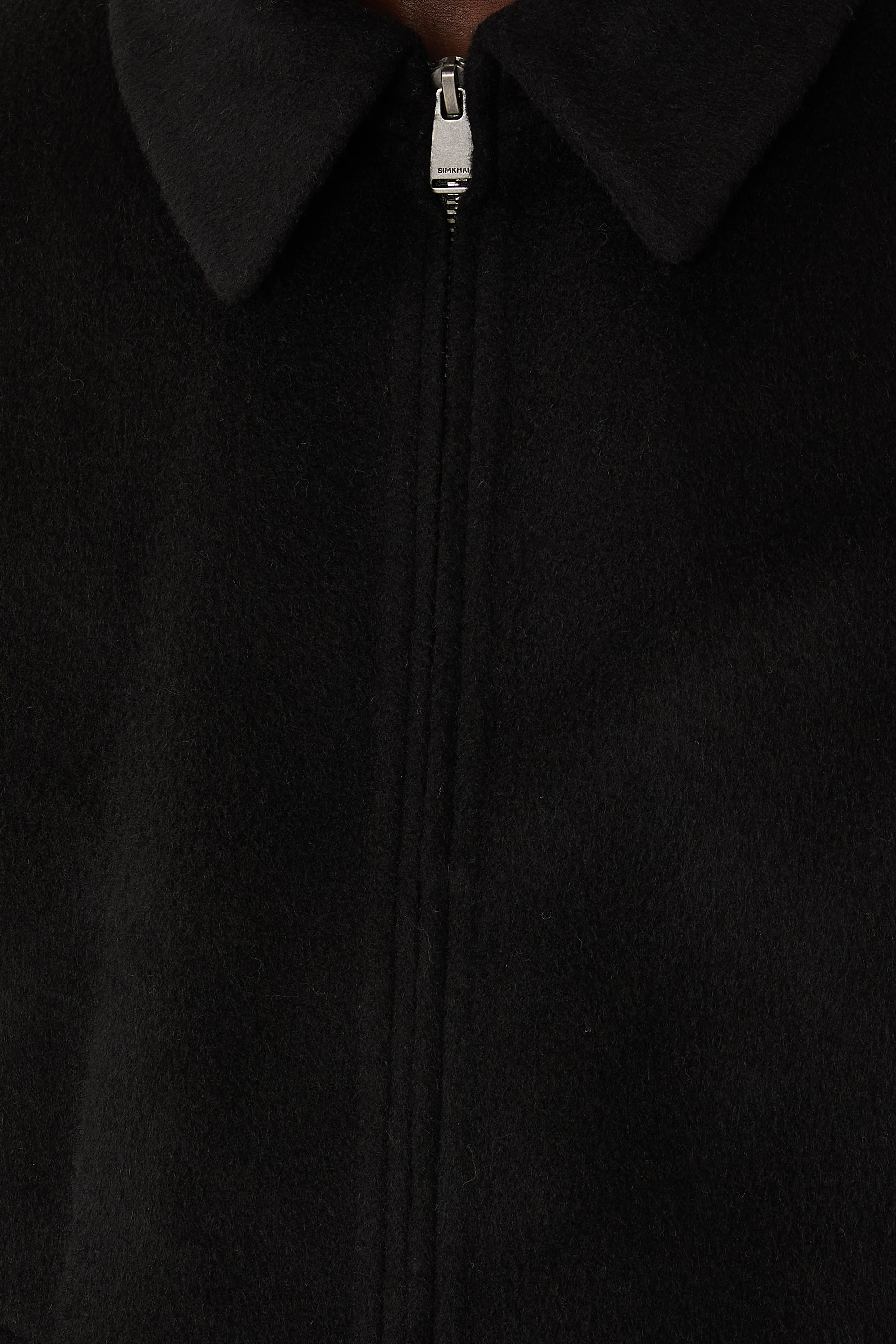 Quinn Zip Front Wool Jacket