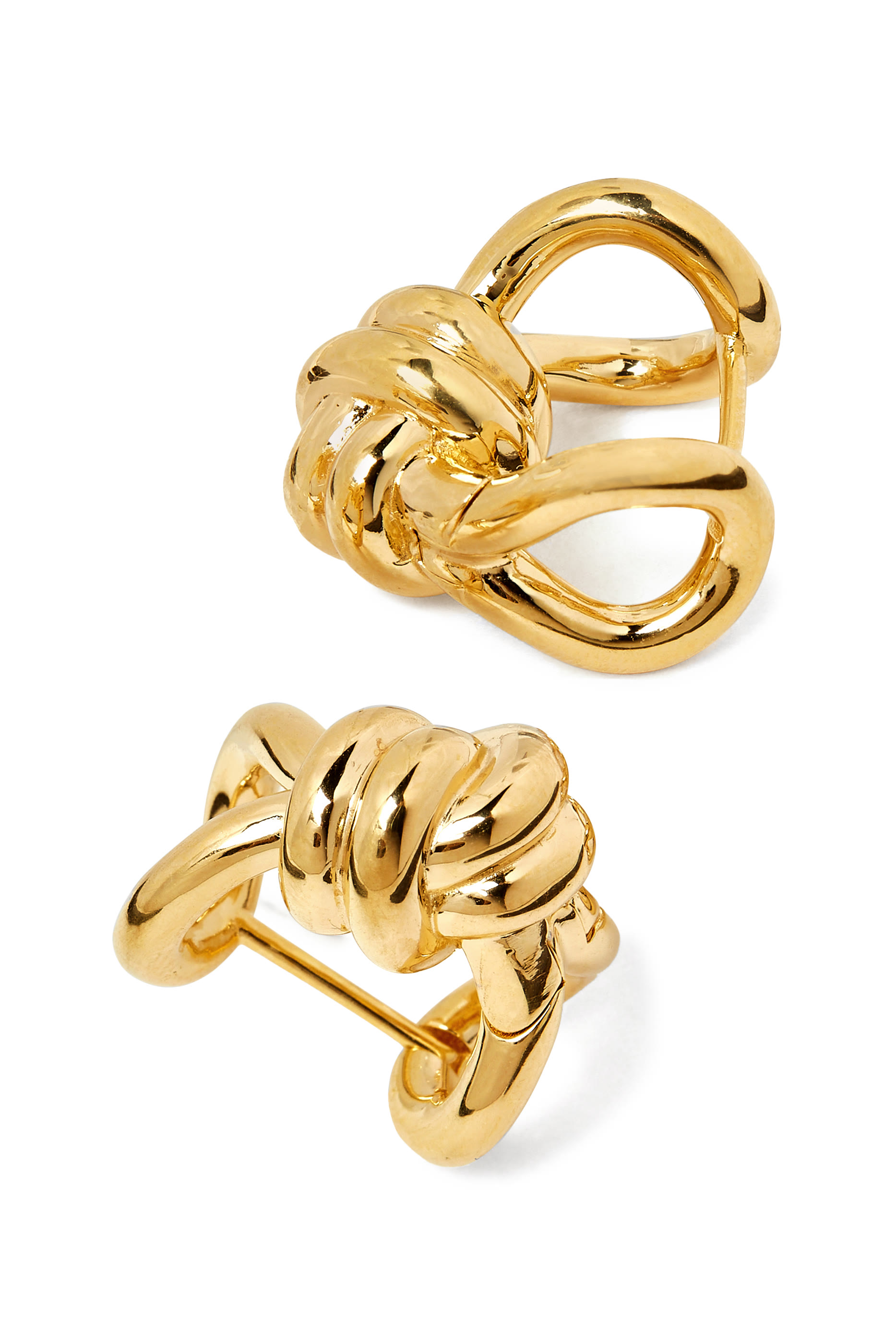 Knot Hoop Earrings 