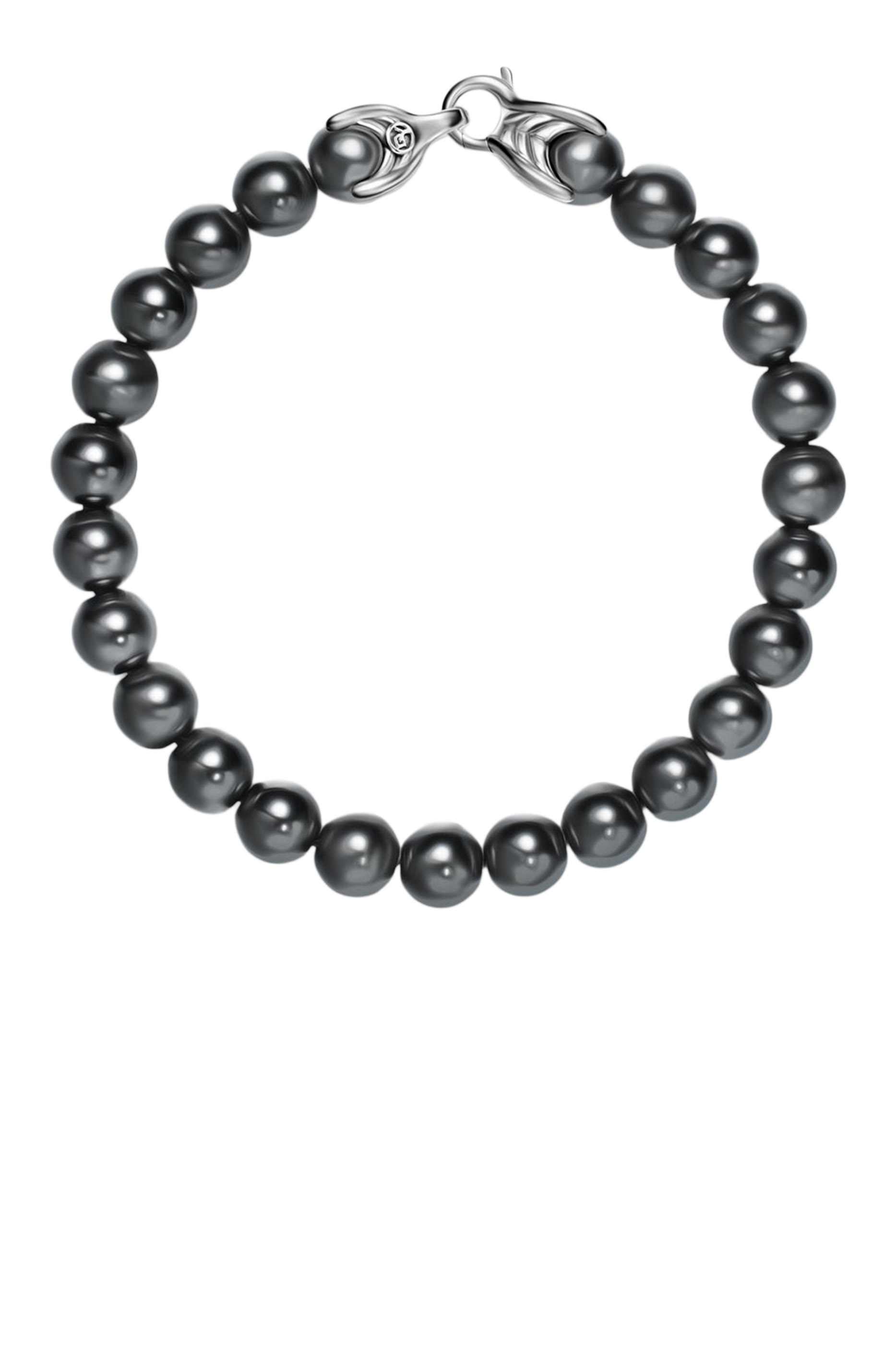 Spiritual Bracelet, Sterling Silver  Onyx