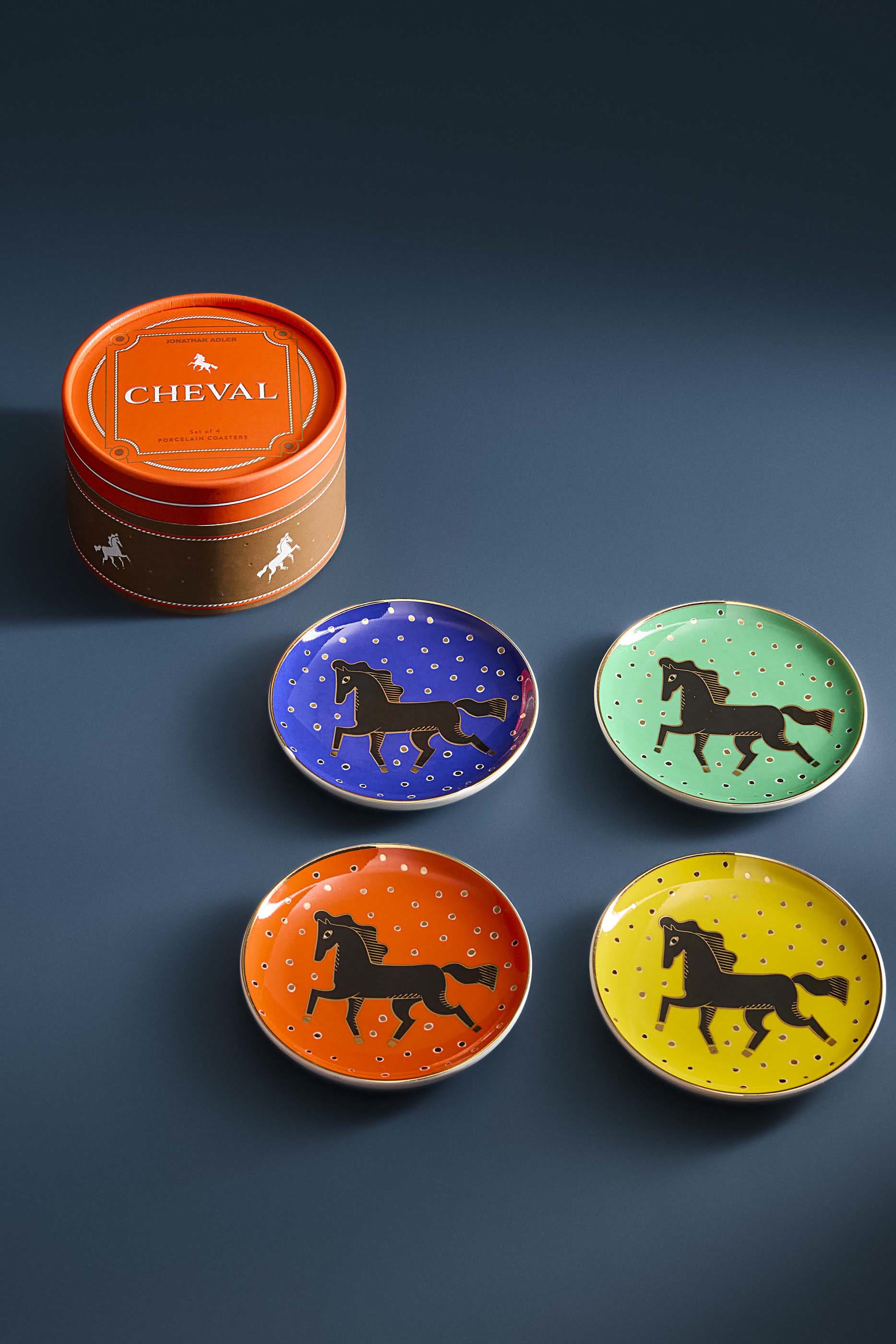 Cheval Coaster - Set of 4