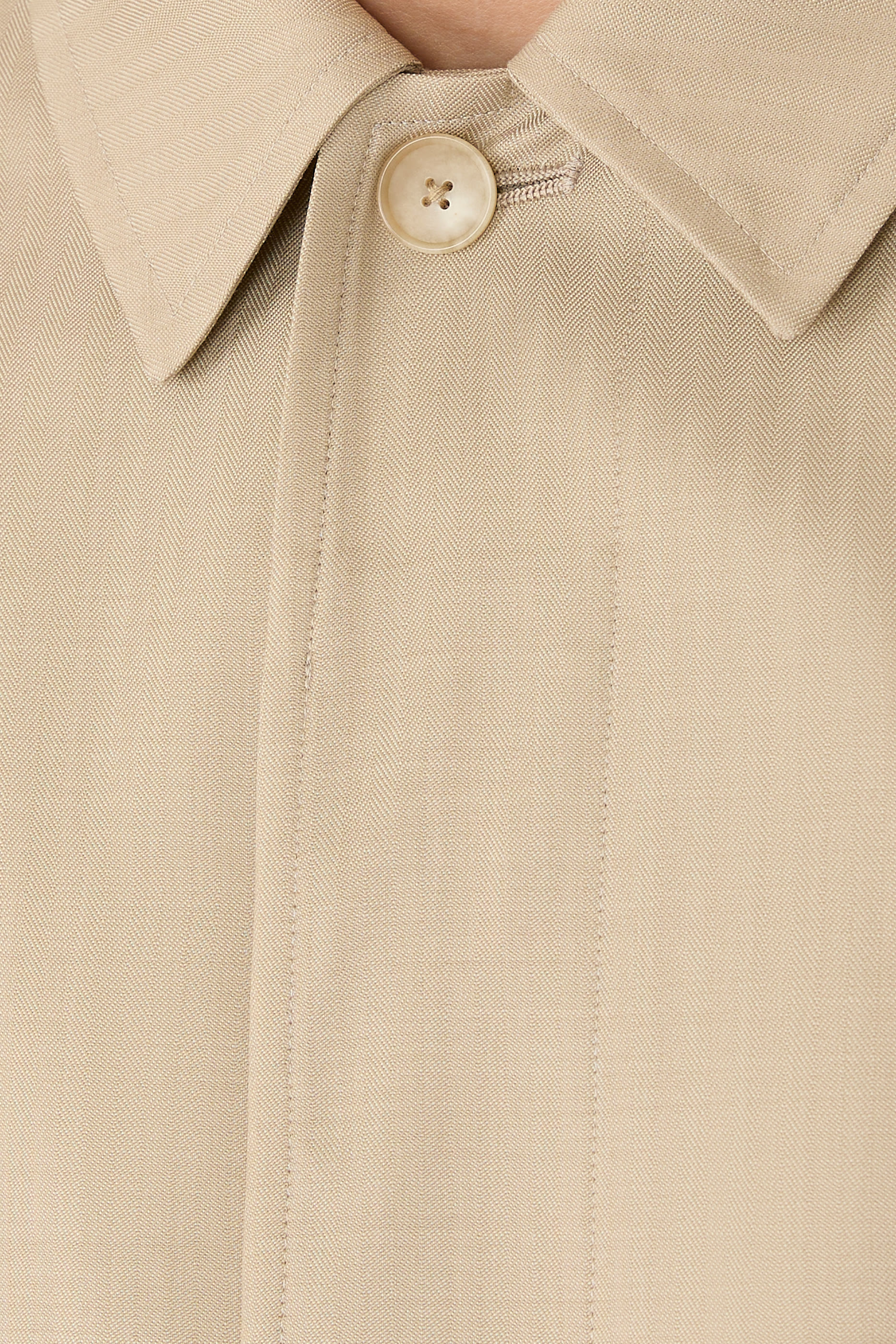 Wool Herringbone Blouson 