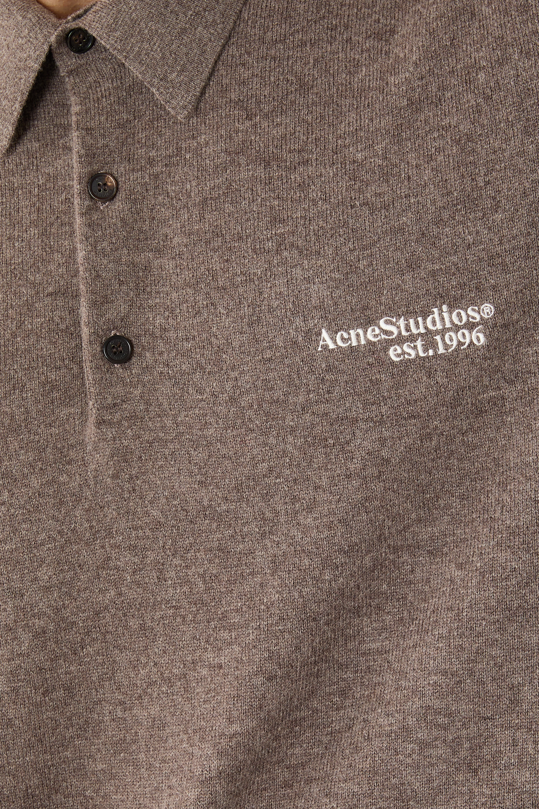 Kluxey Light Richard Yak Hair  Wool Polo Sweater