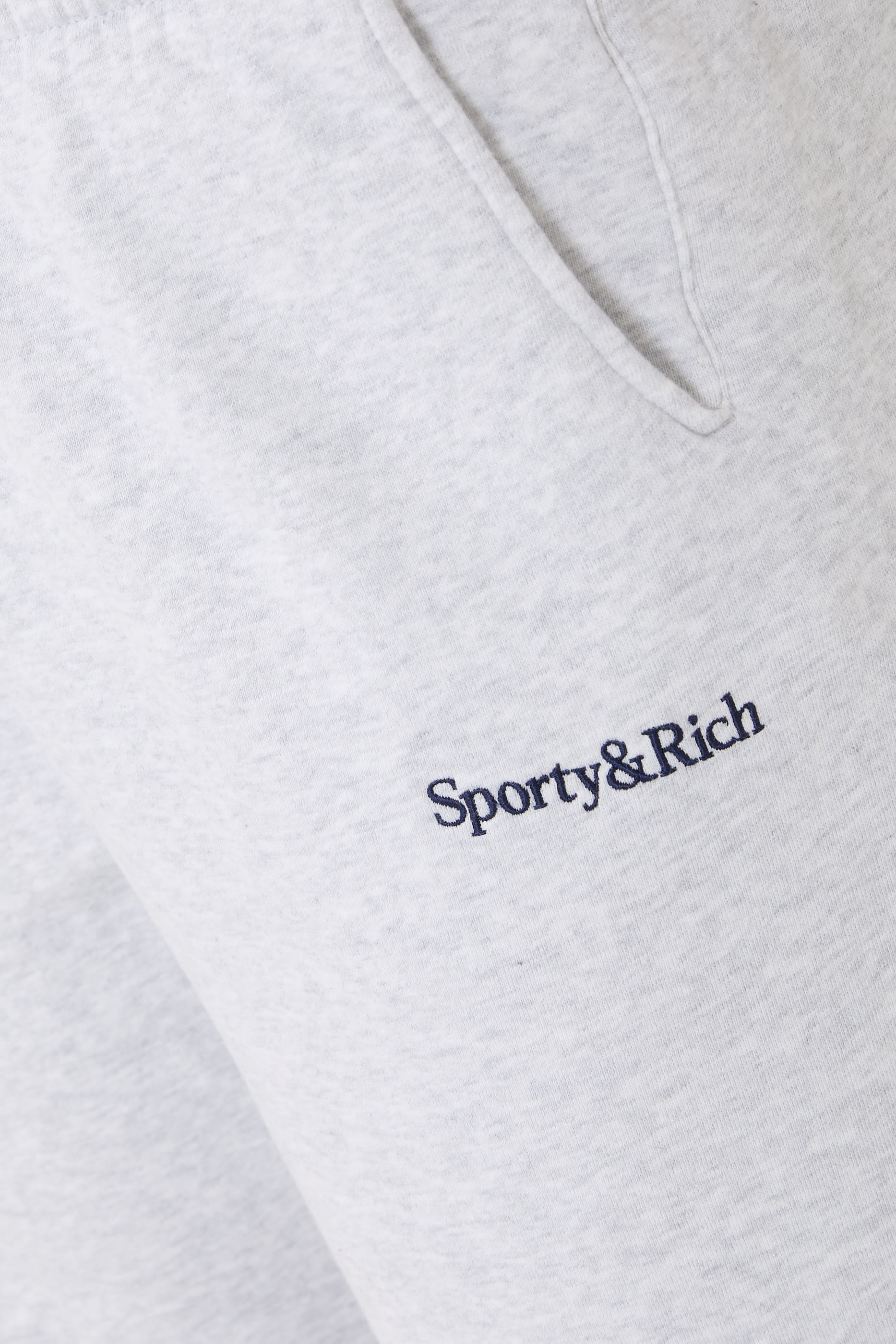Serif Logo Embroidered Sweatpants 