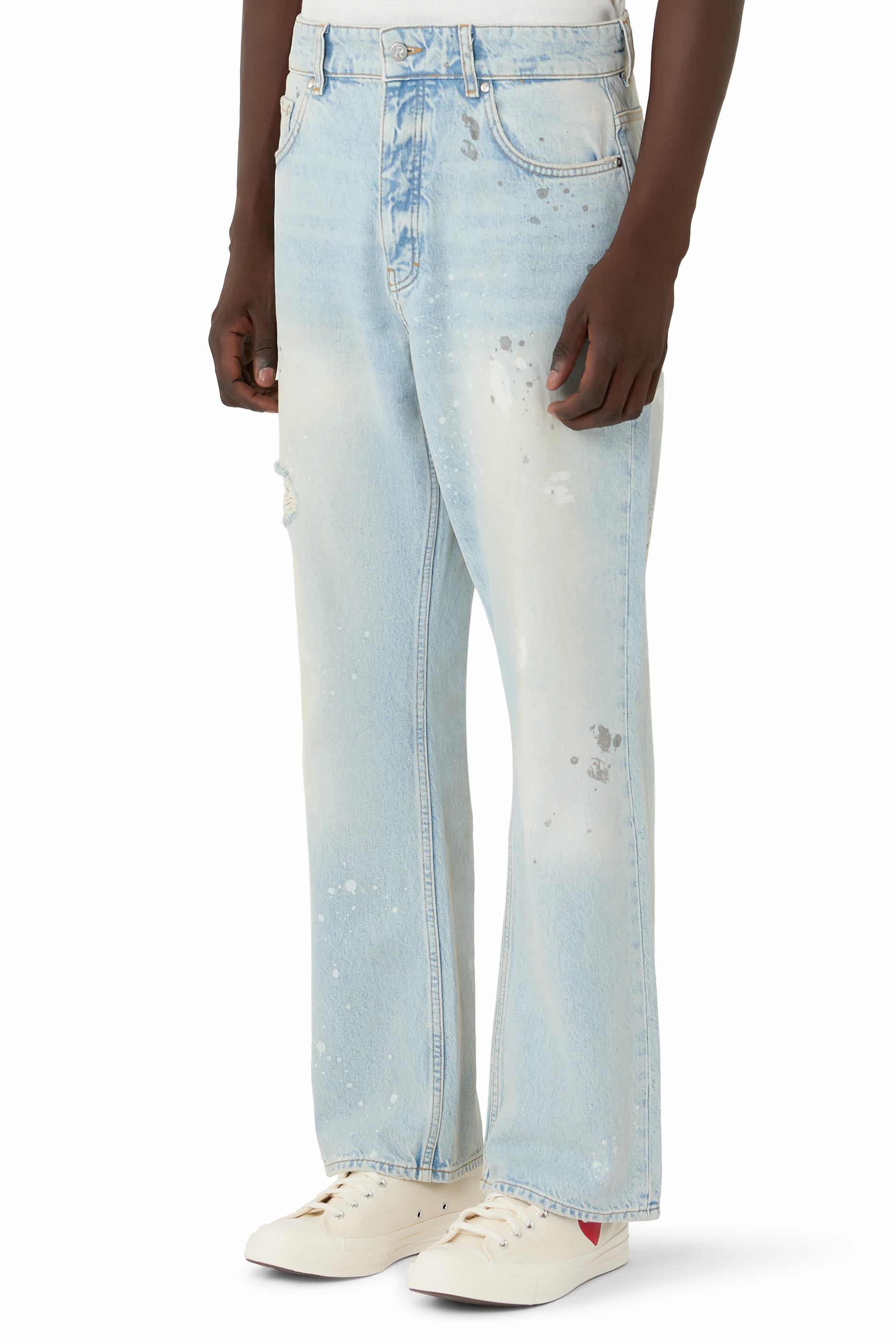 Painted Denim Jeans