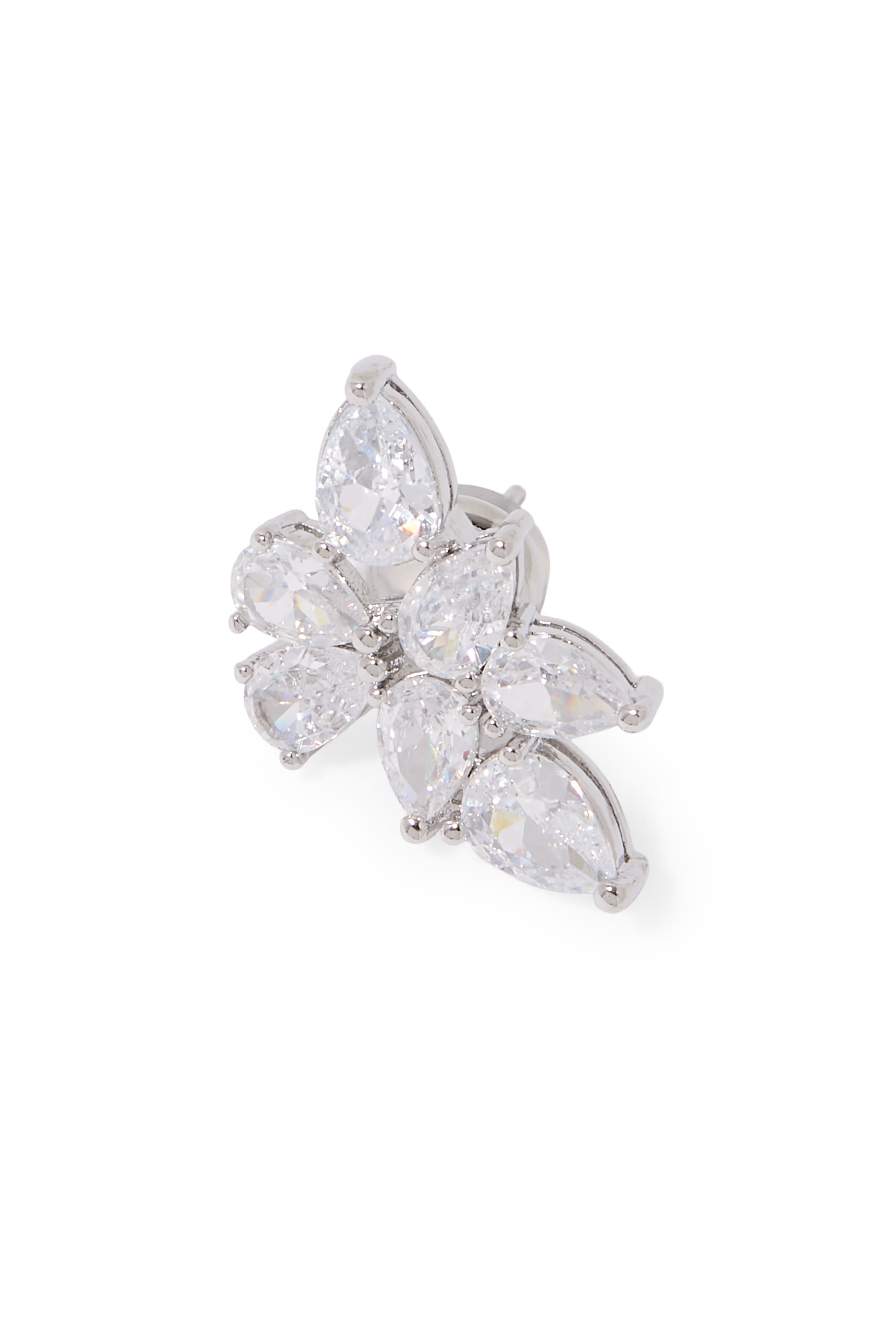  Nina Studs,  Sterling Silver  Cubic Zirconia