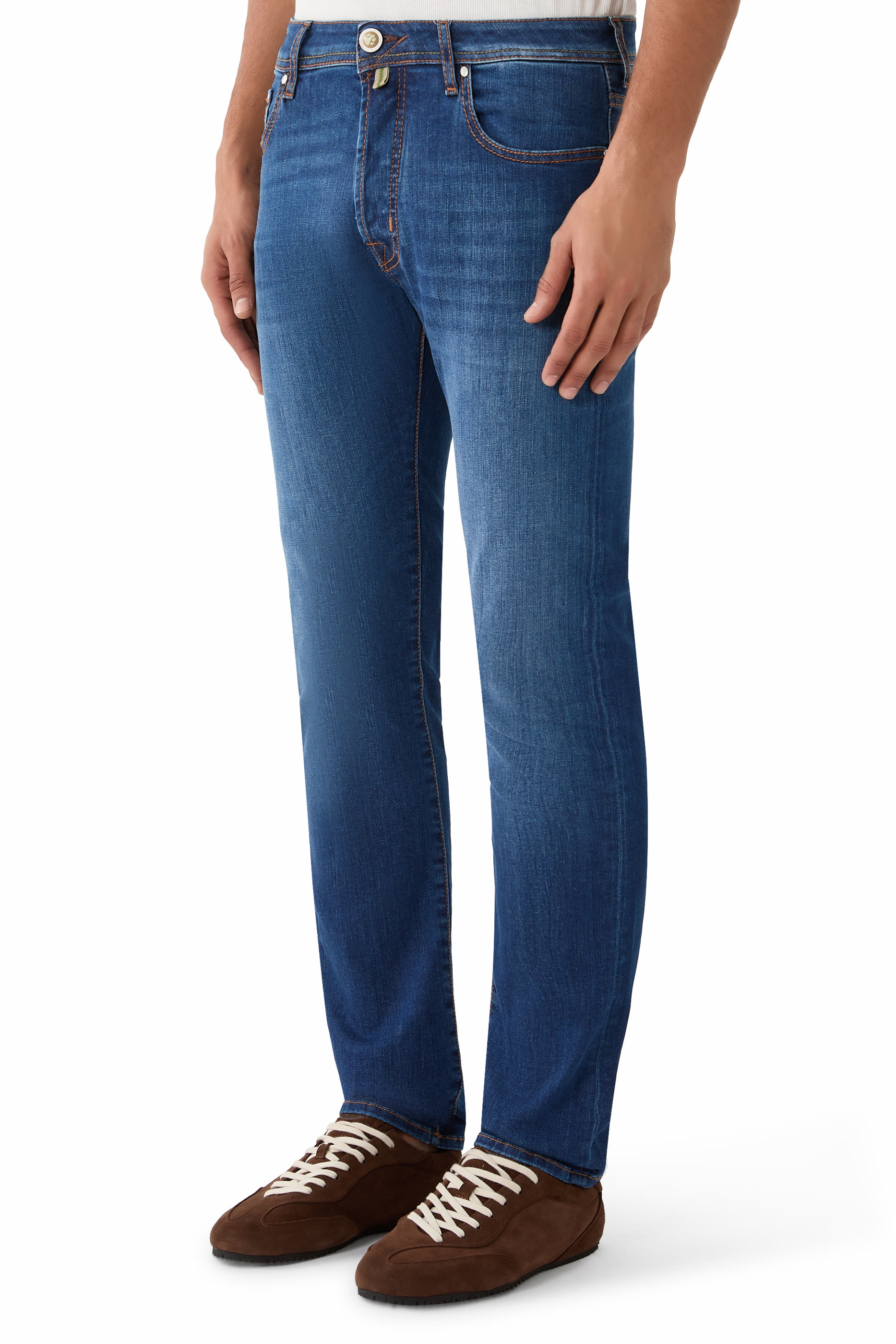 Bard Regular-Slim 5 Pocket Jeans in Super Stretch Denim