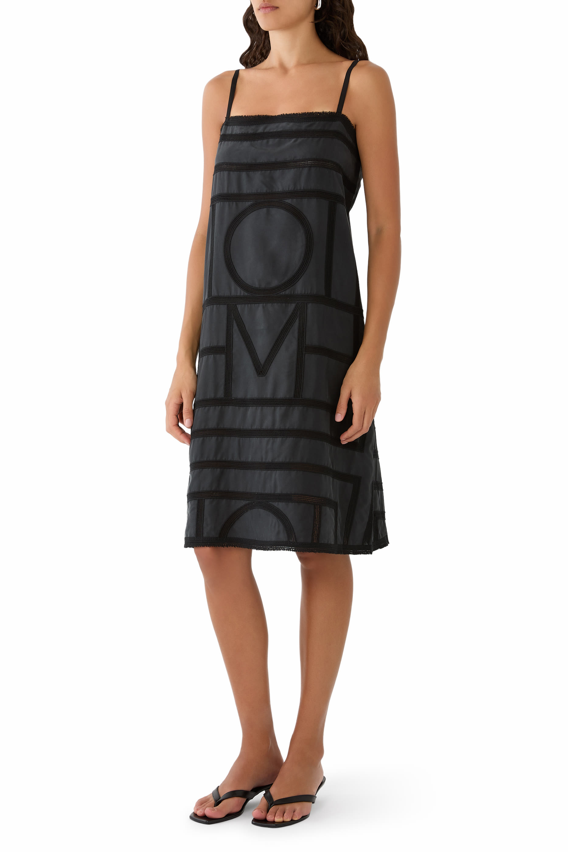 Monogram Silk Dress