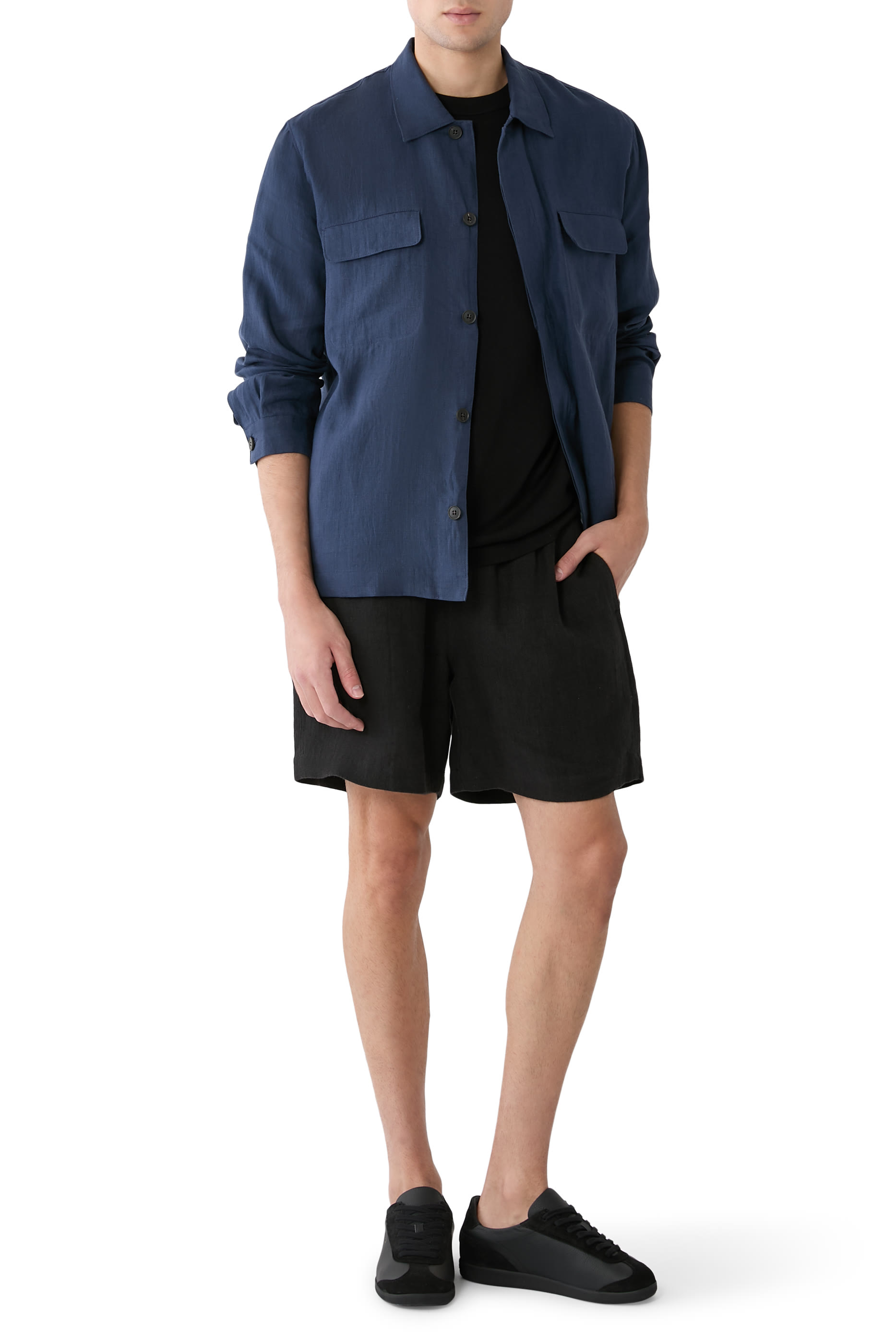 Flap Chest Pockets Overshirt