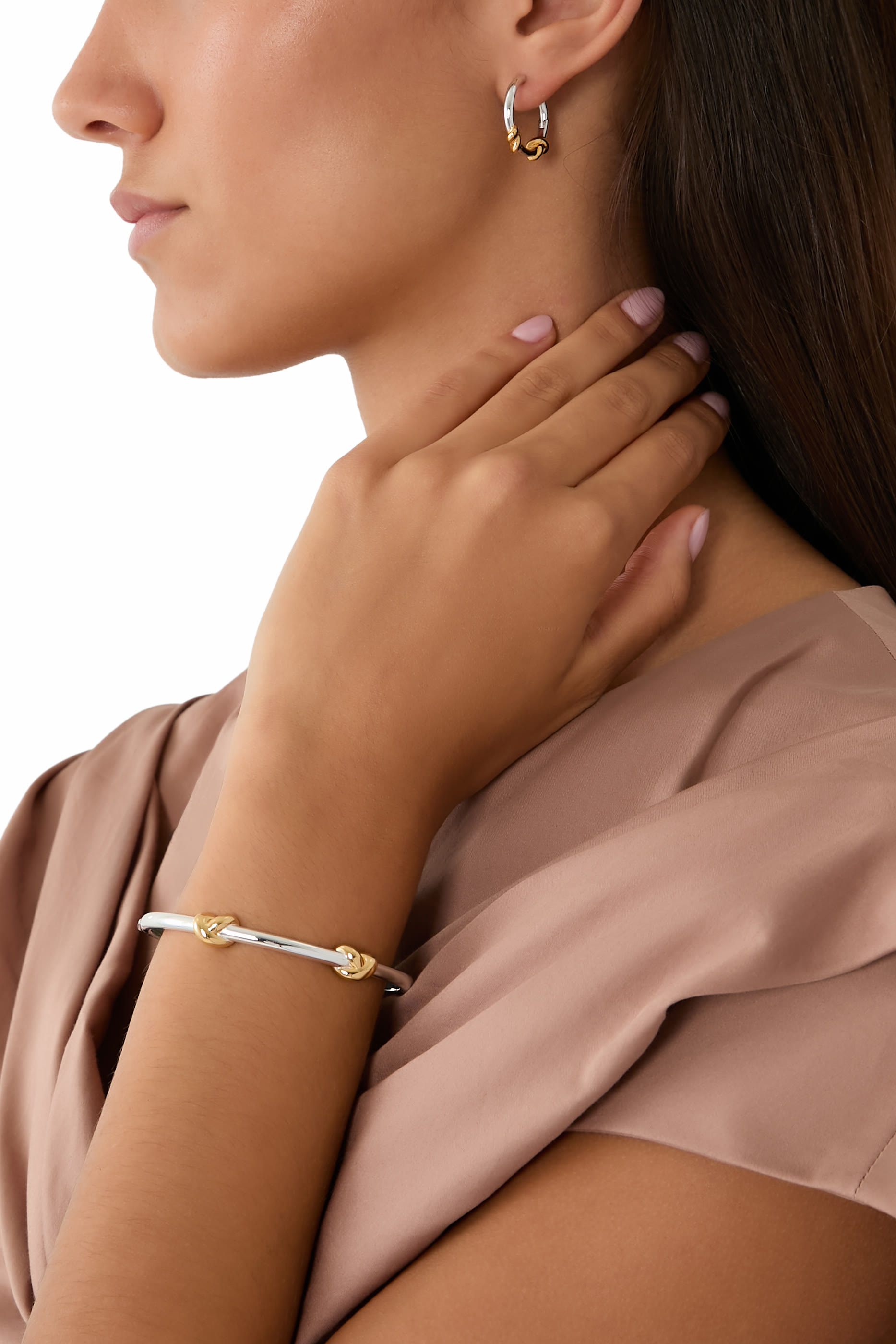 Lucy Williams Knot Hinged Bangle