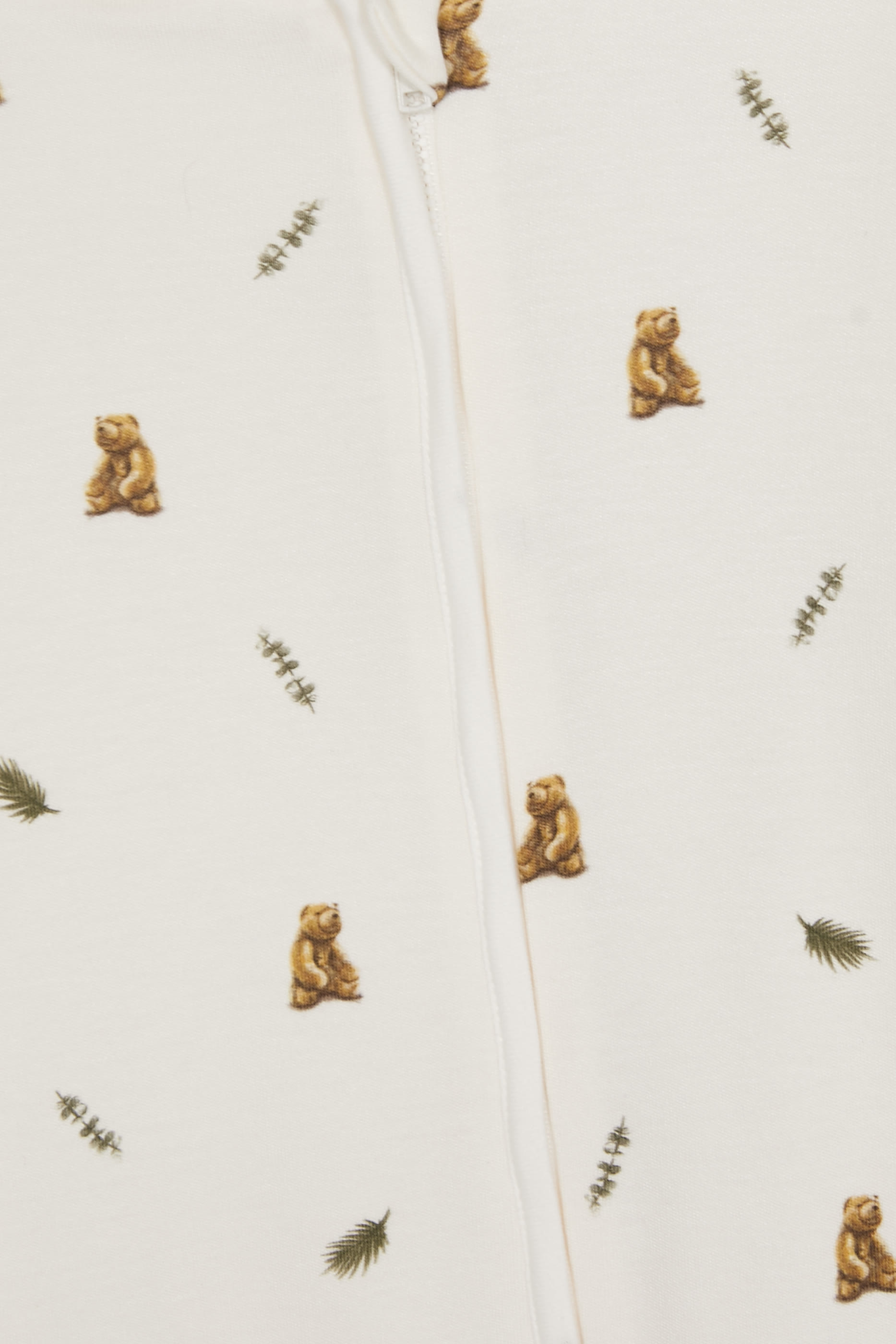 Kids Brown Bear Print Pramsuit
