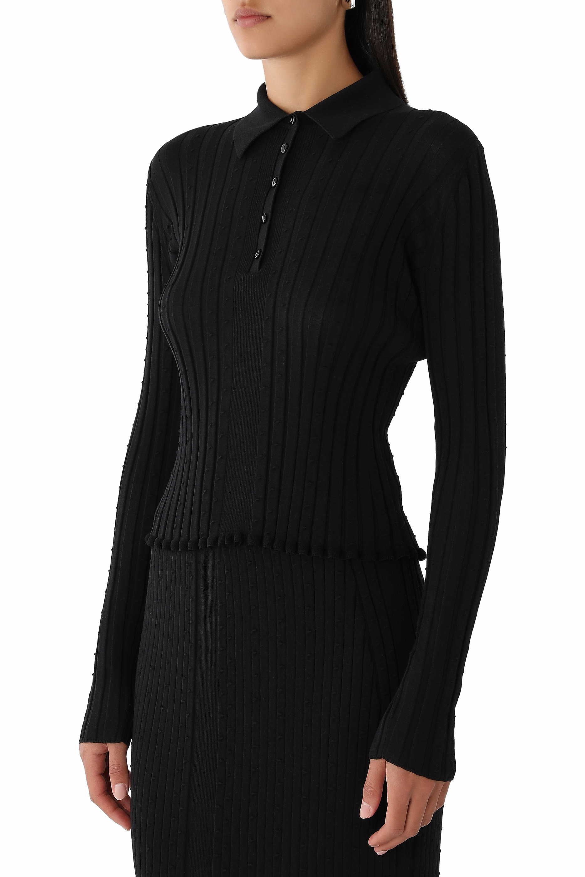 Monet Top in Fine Bobble Knit 