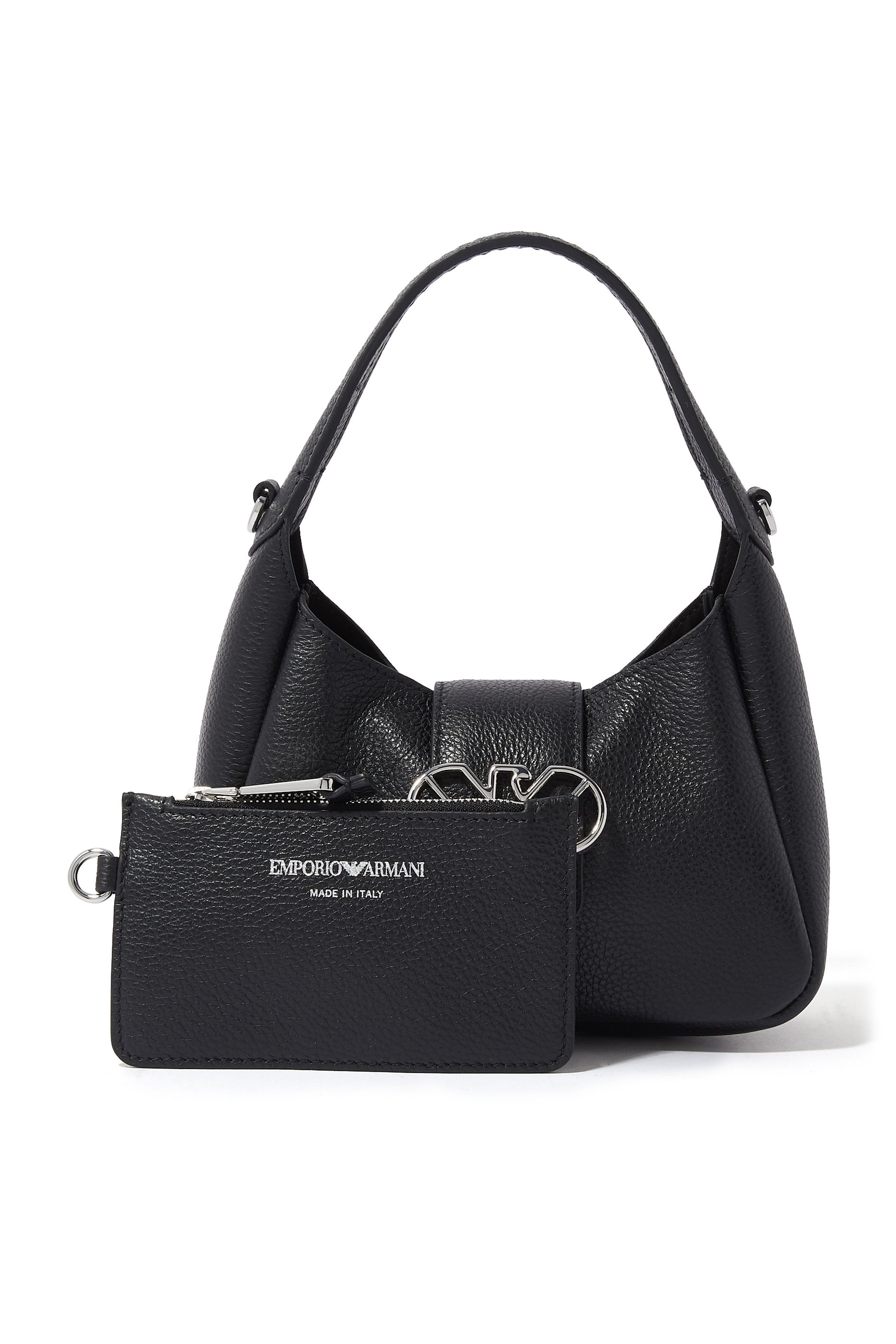 Eagle Buckle Hobo Handbag