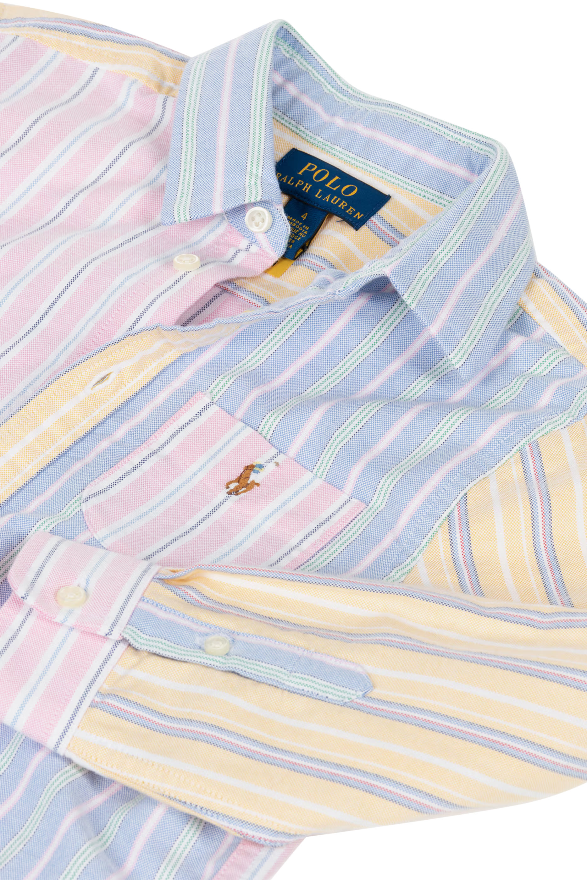 Kids Striped Cotton Oxford Boxy Fun Shirt