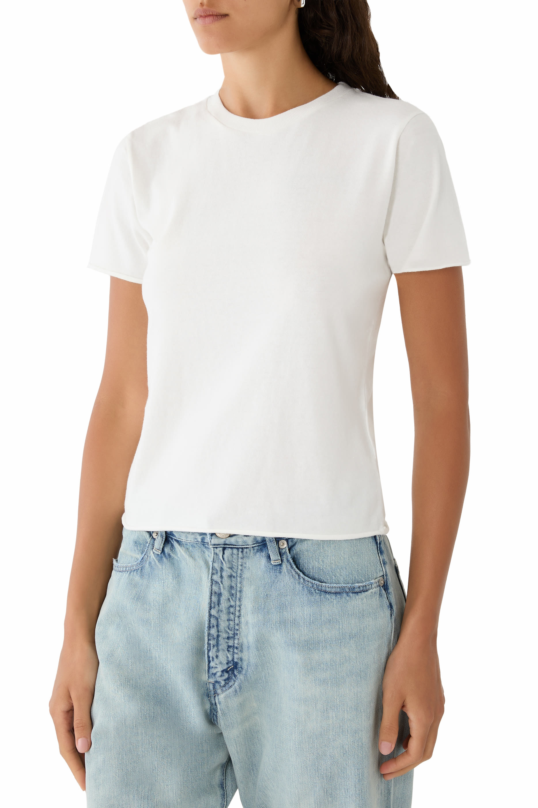 Brushed Organic Cotton Jersey T-Shirt