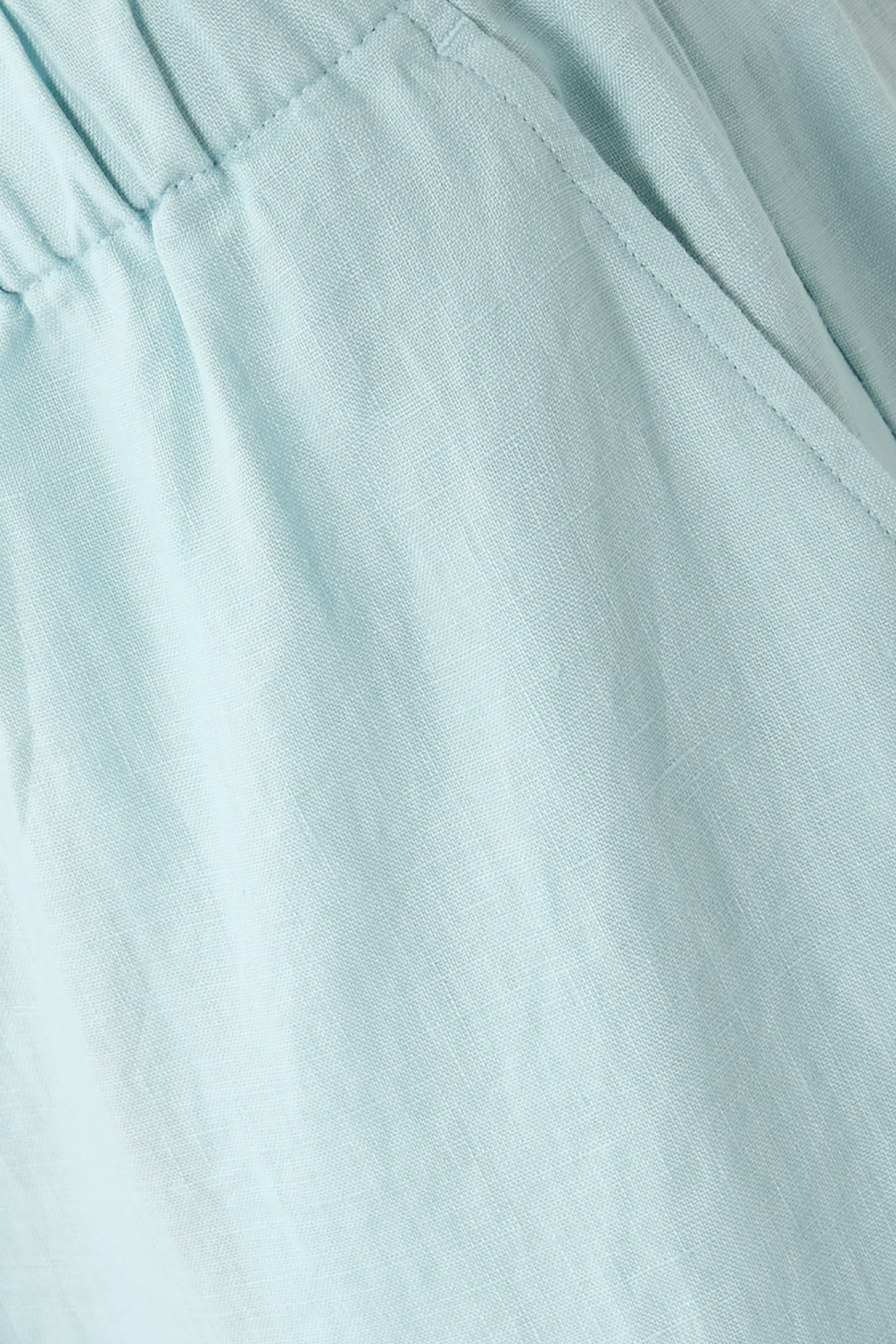 Elastic-Waist Wide-Leg Pants
