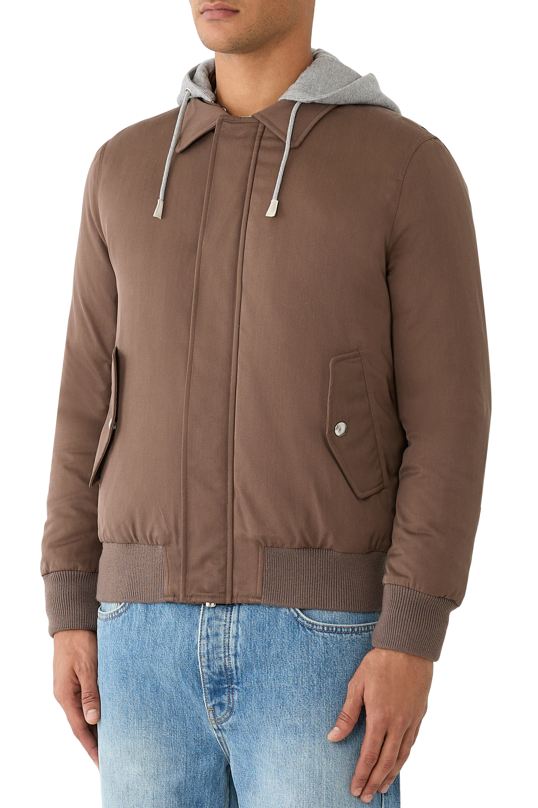 Drawstring Hooded Jacket