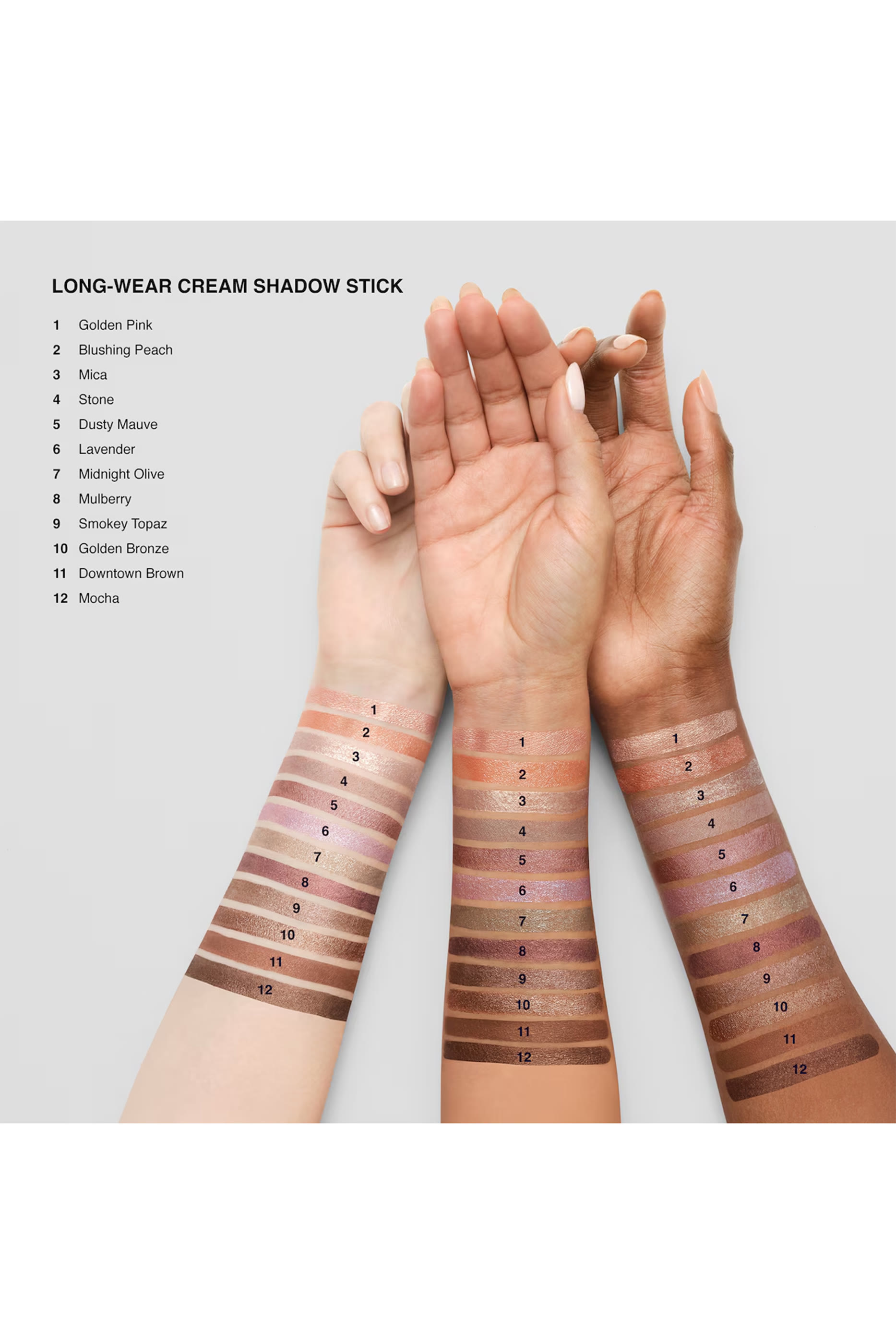 Dual-Ended Long-Wear Cream Eyeshadow Stick