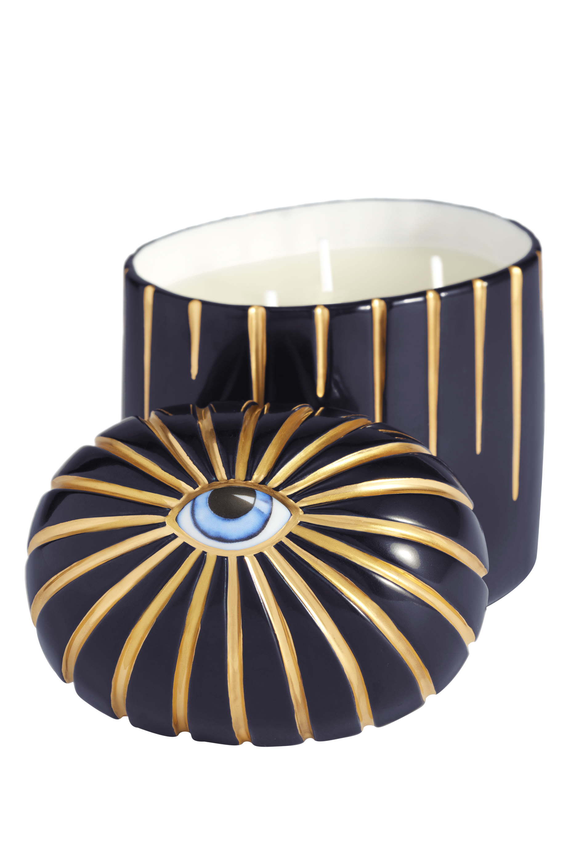 Lito 3-Wick Candle Bleu