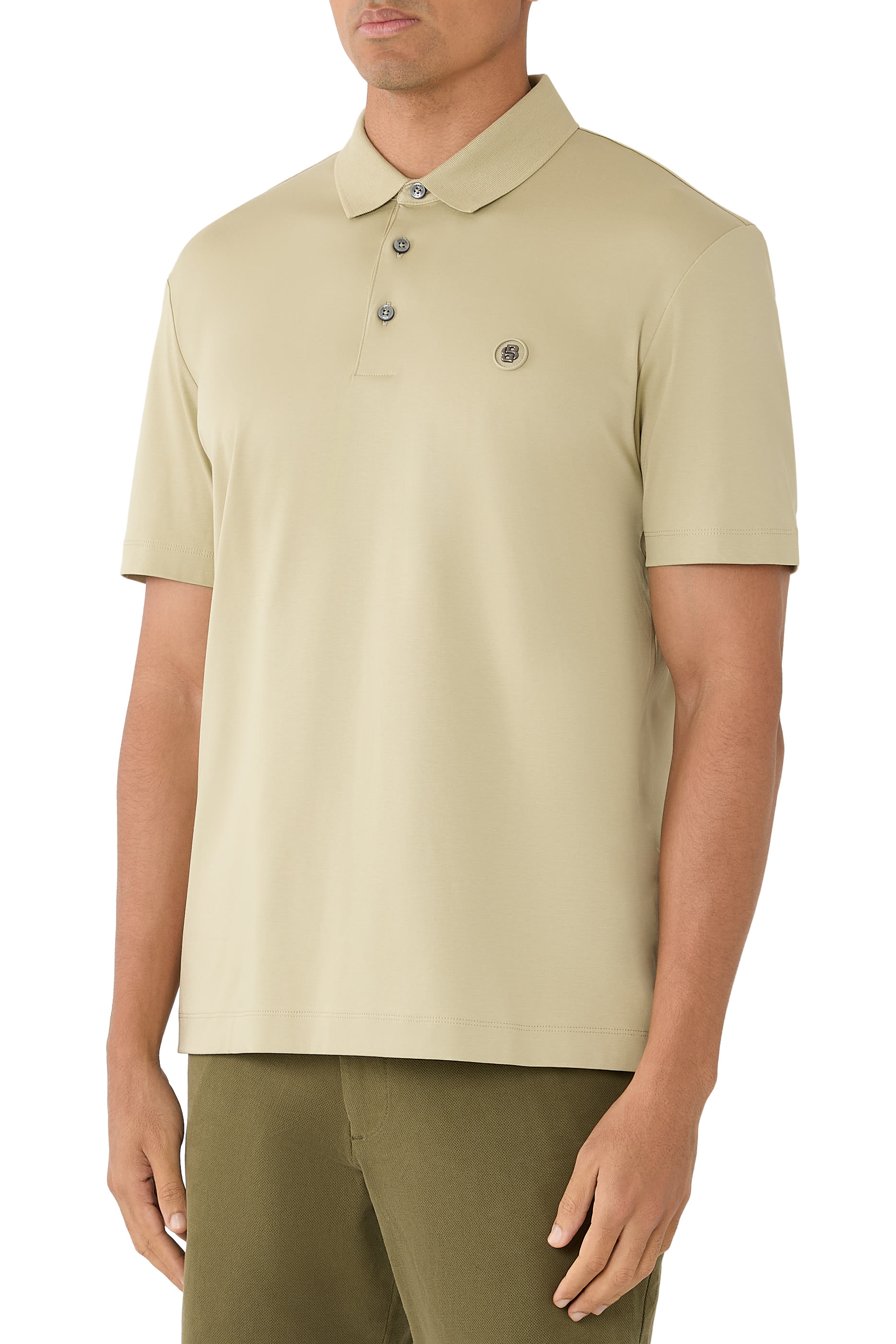 C-Parris 01 Double B Monogram Polo Shirt