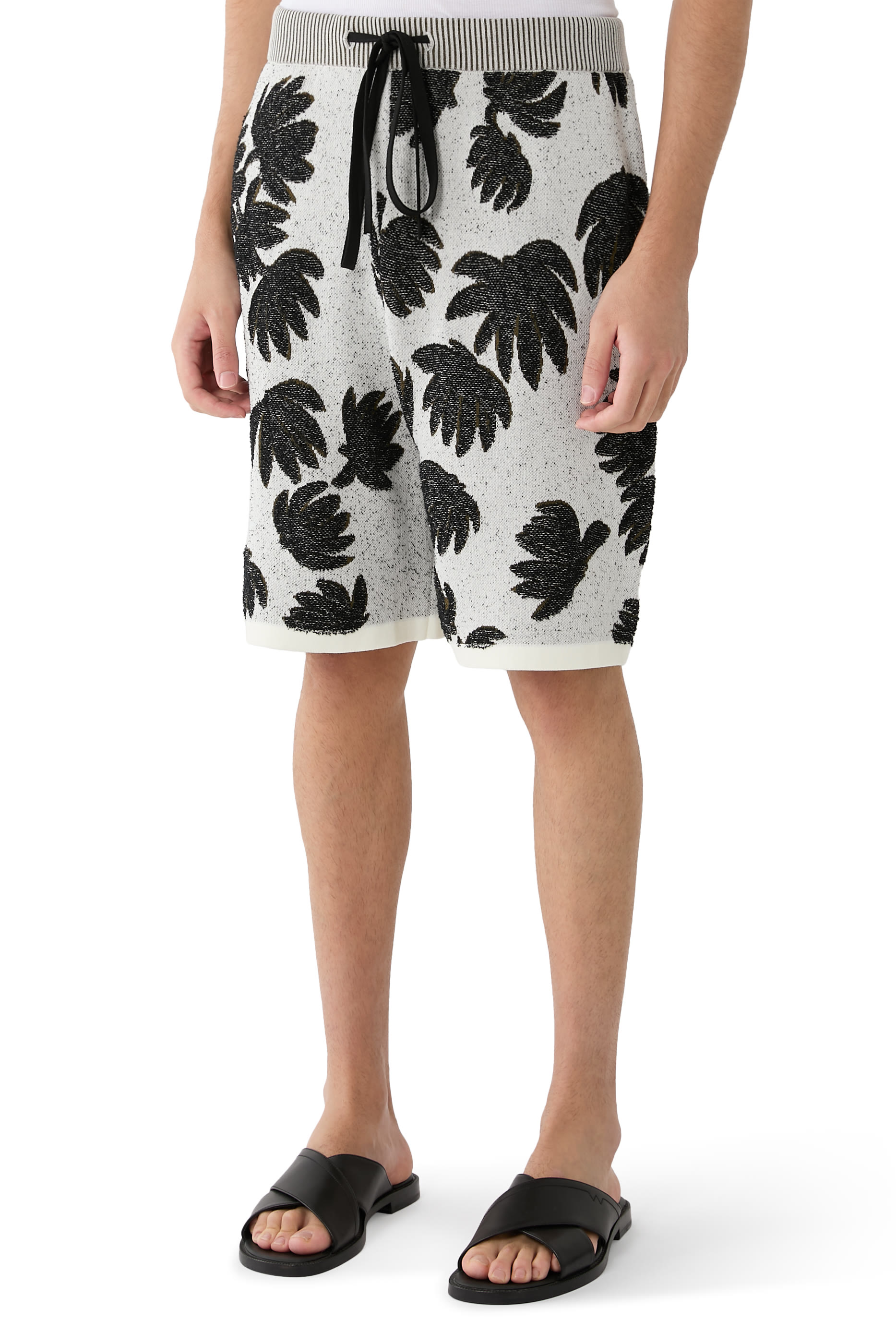 Palm Jacquard Shorts