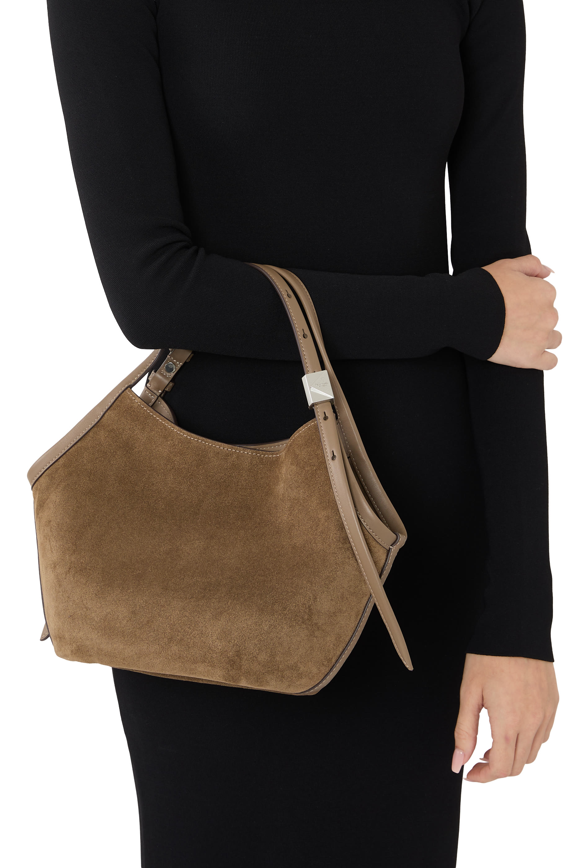 Deco Suede Small Tulip Tote
