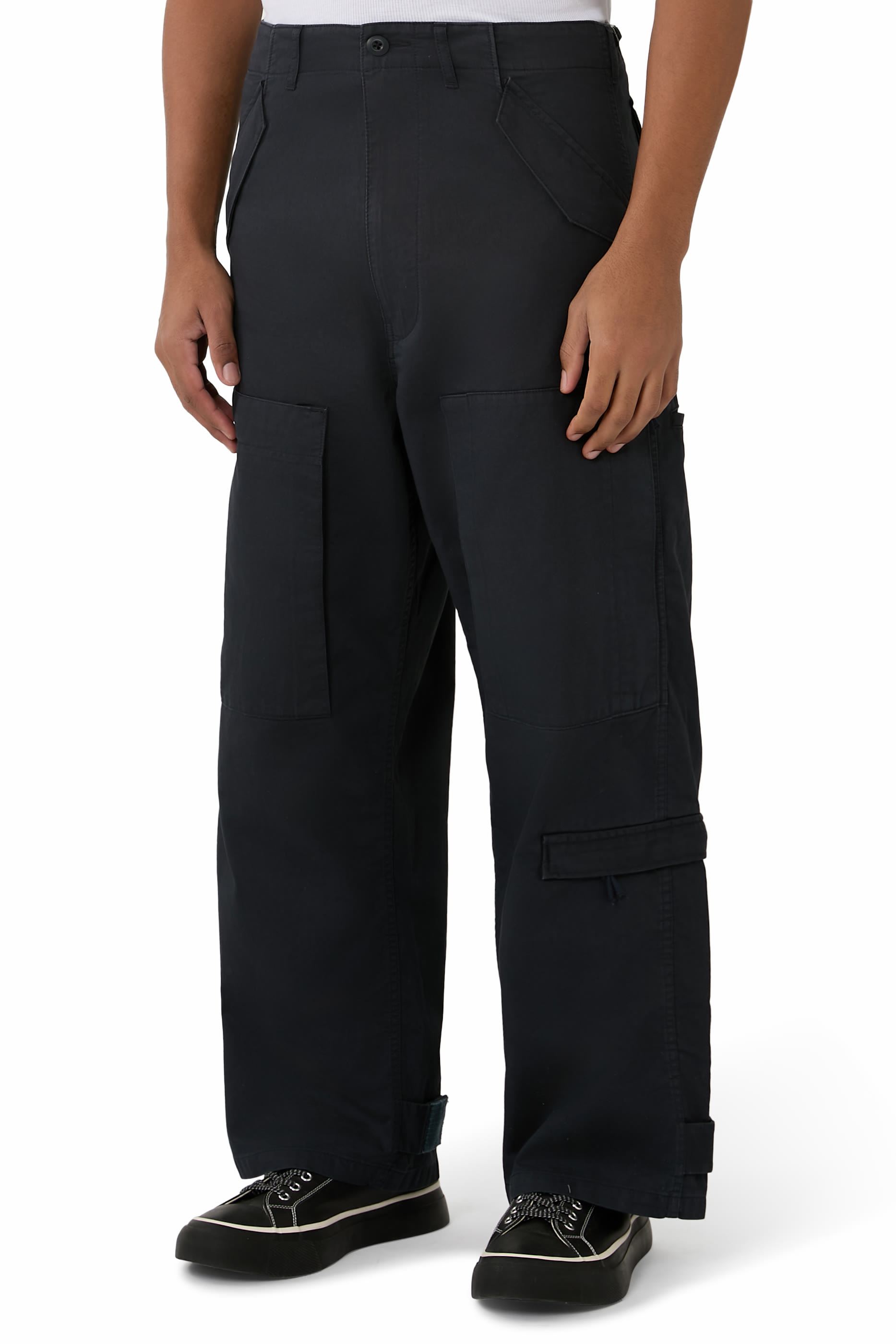 Wide Military Pants