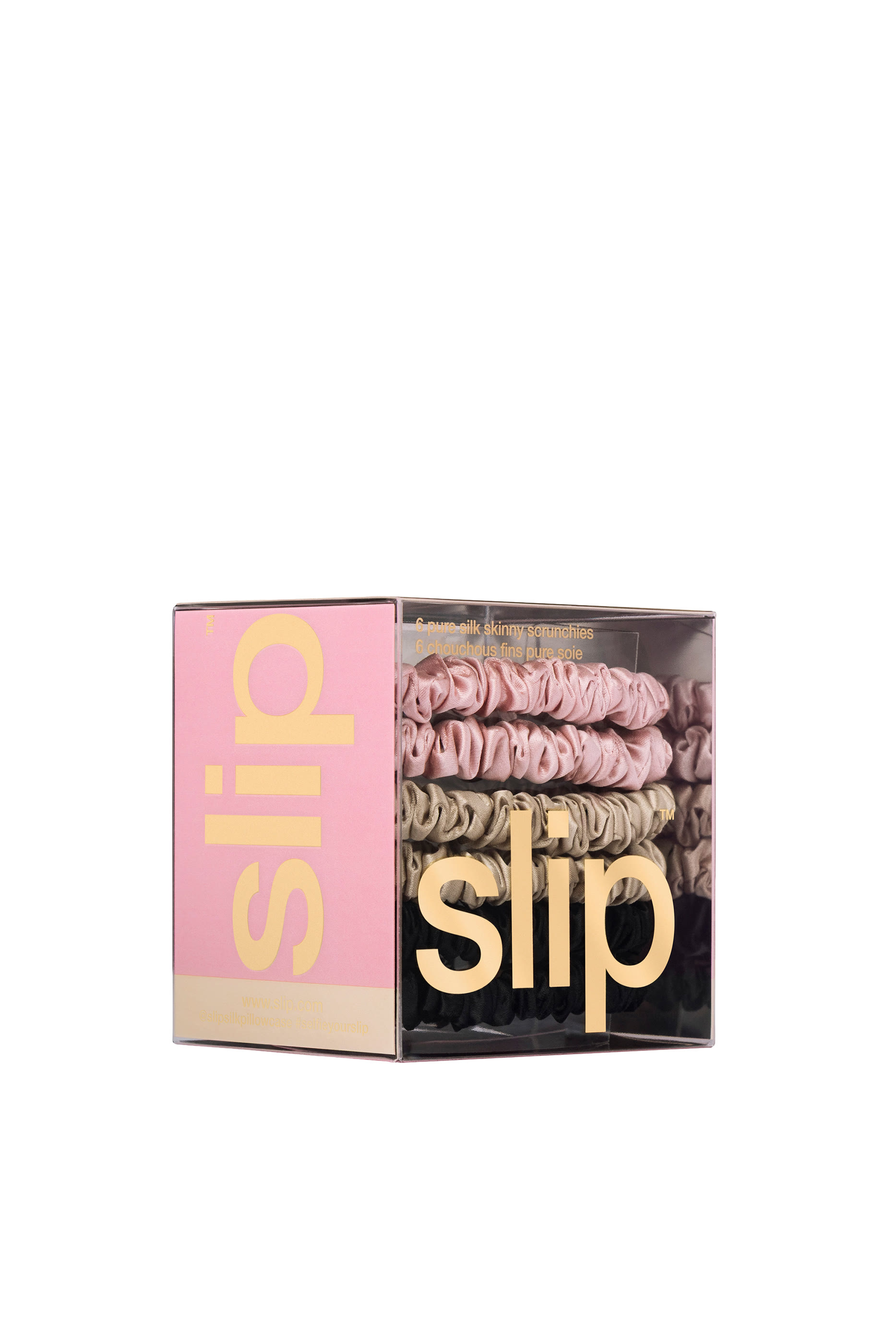 Skinny Scrunchie Set, Pack of 6