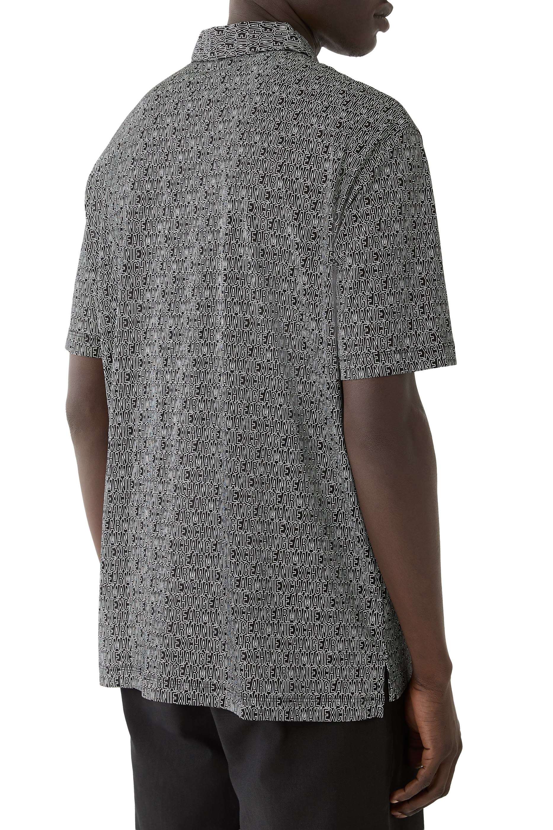 Logo Pattern Polo Shirt