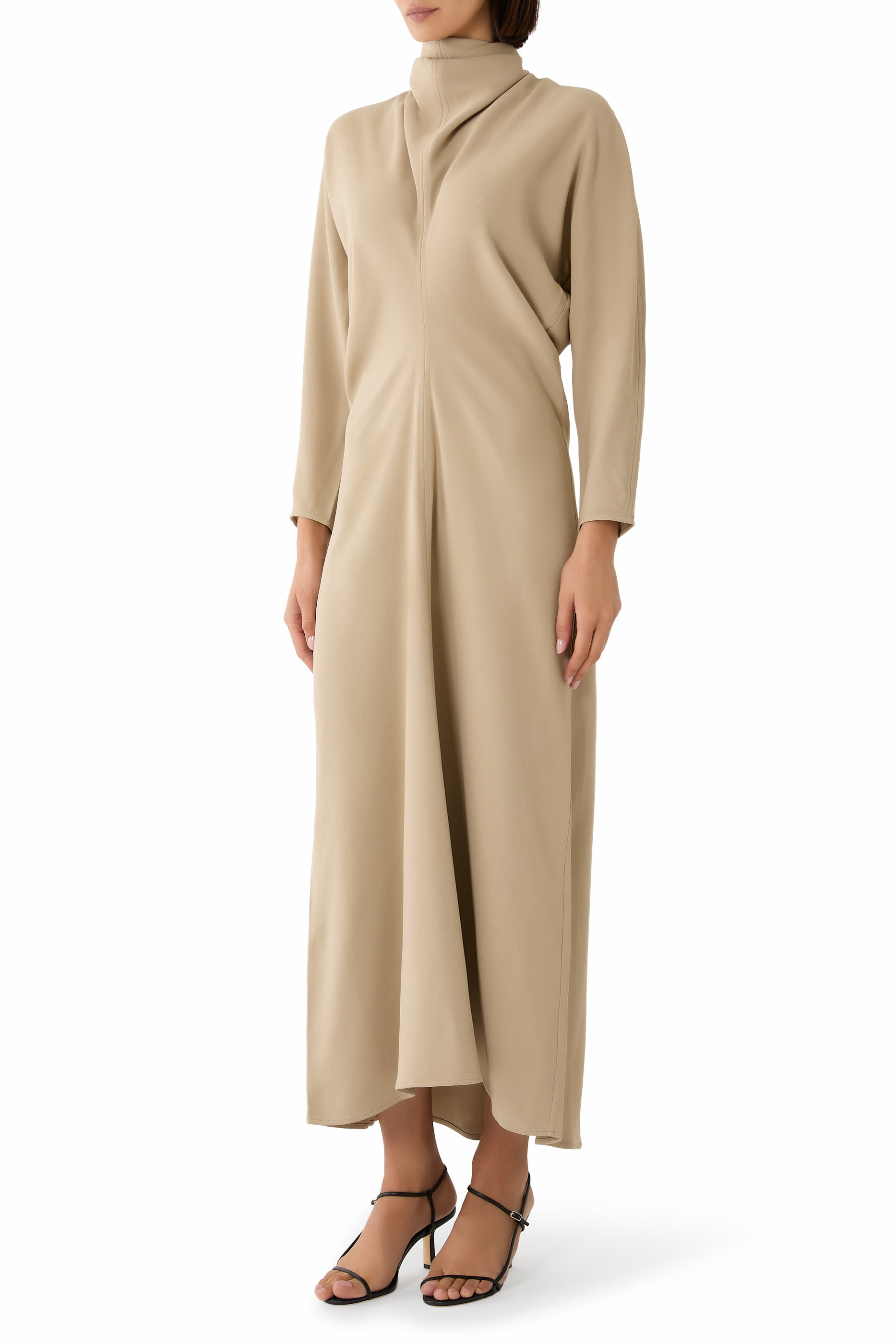 Slouch Waist Scarf Dress