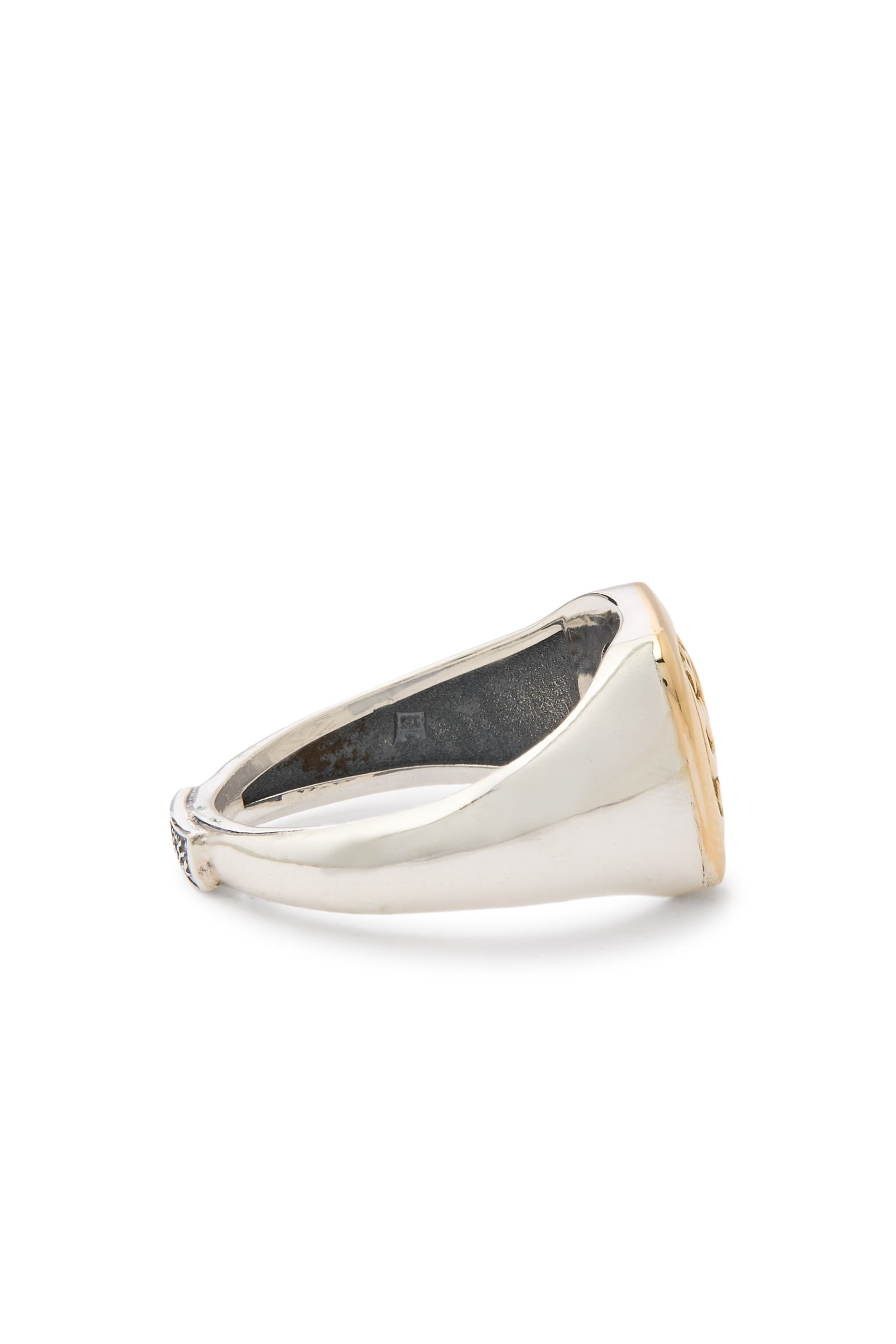El Nur We Are One Ring, 18k Yellow Gold  Sterling Silver