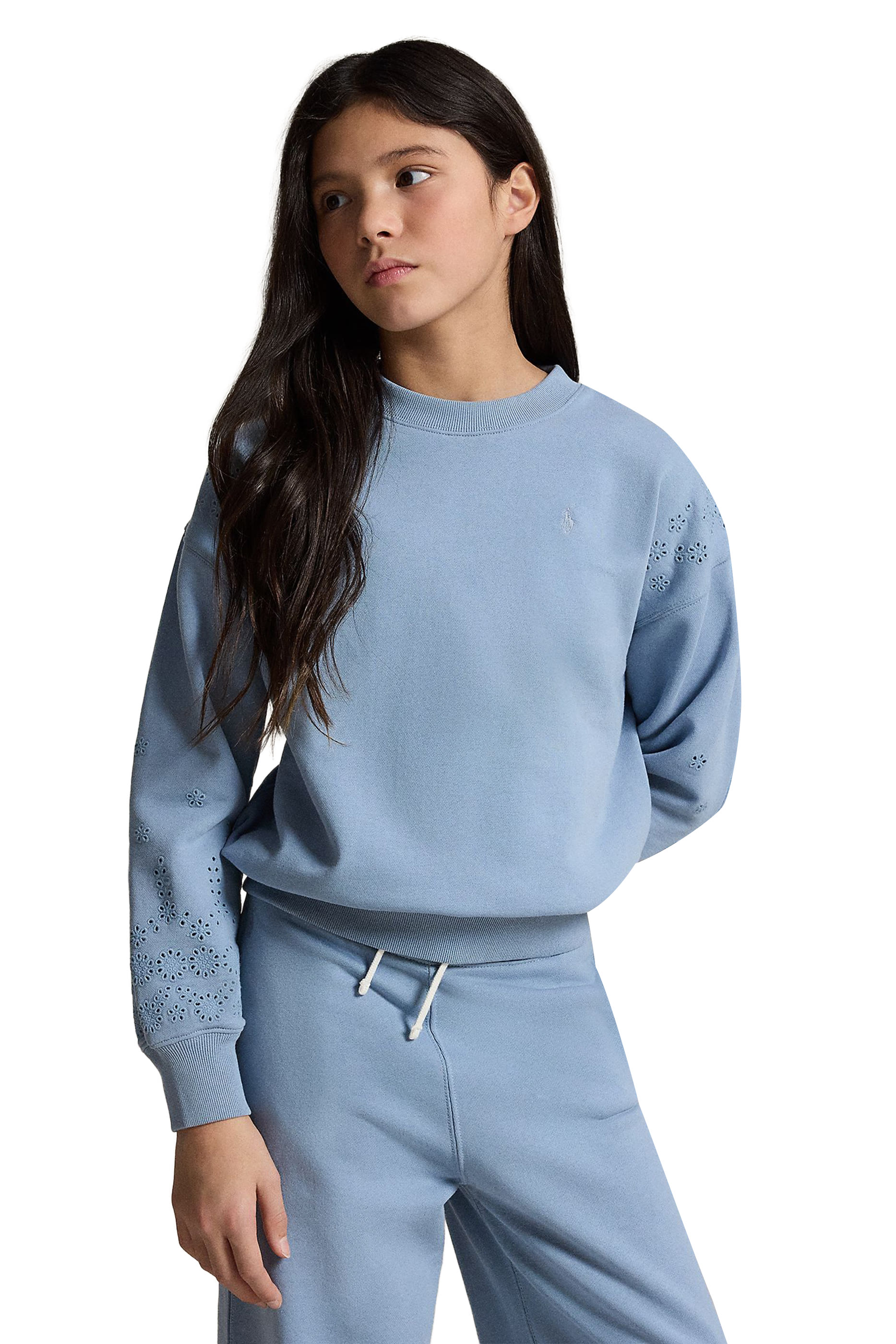 Kids Eyelet French Terry Sweatshirt