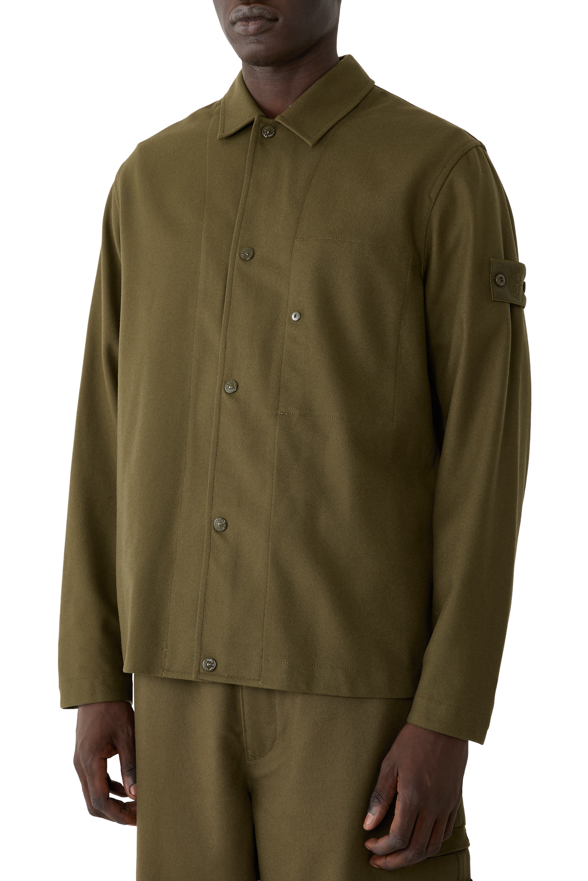 Overshirt with Buttons 