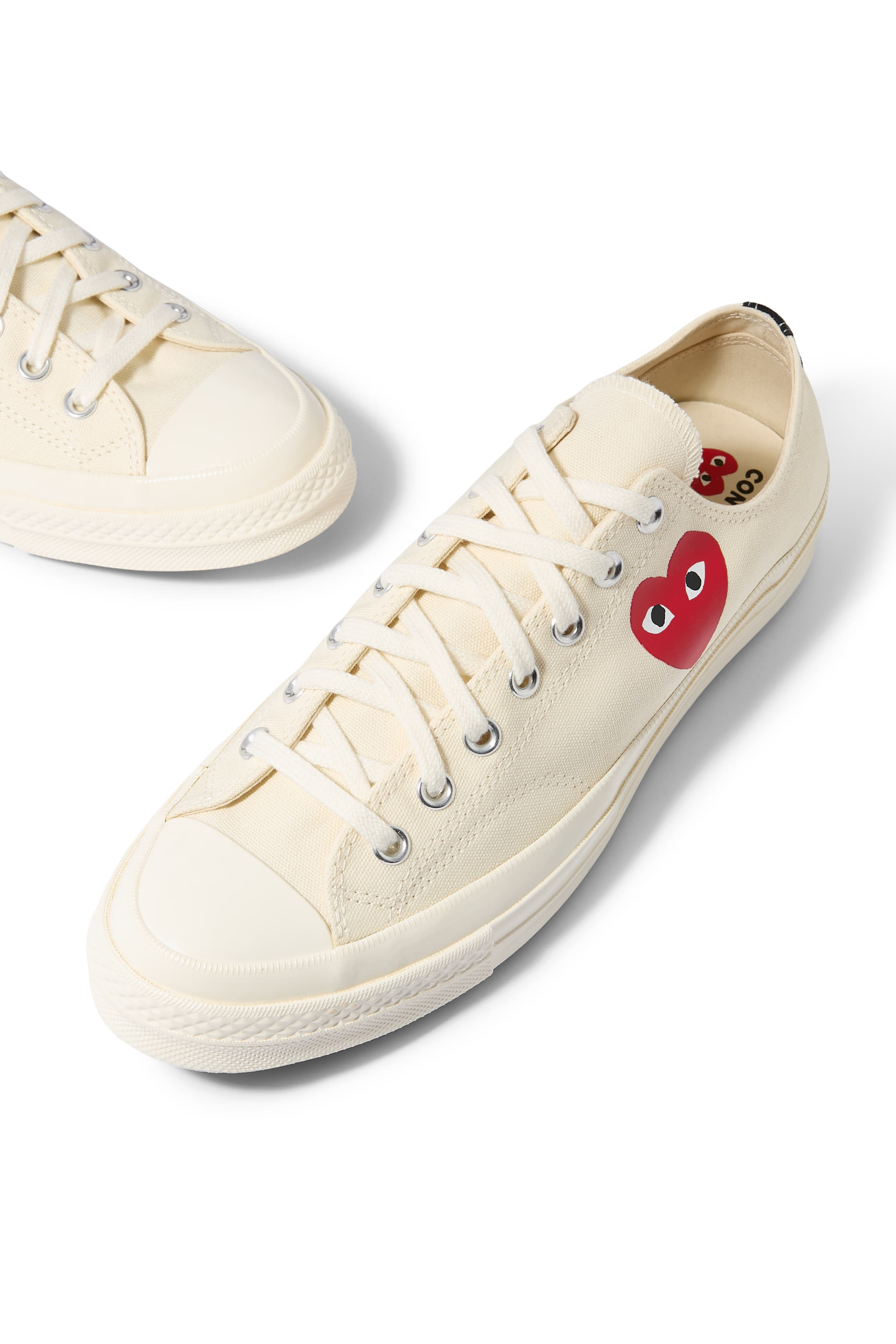 Converse Small Red Heart Low Top Sneakers 