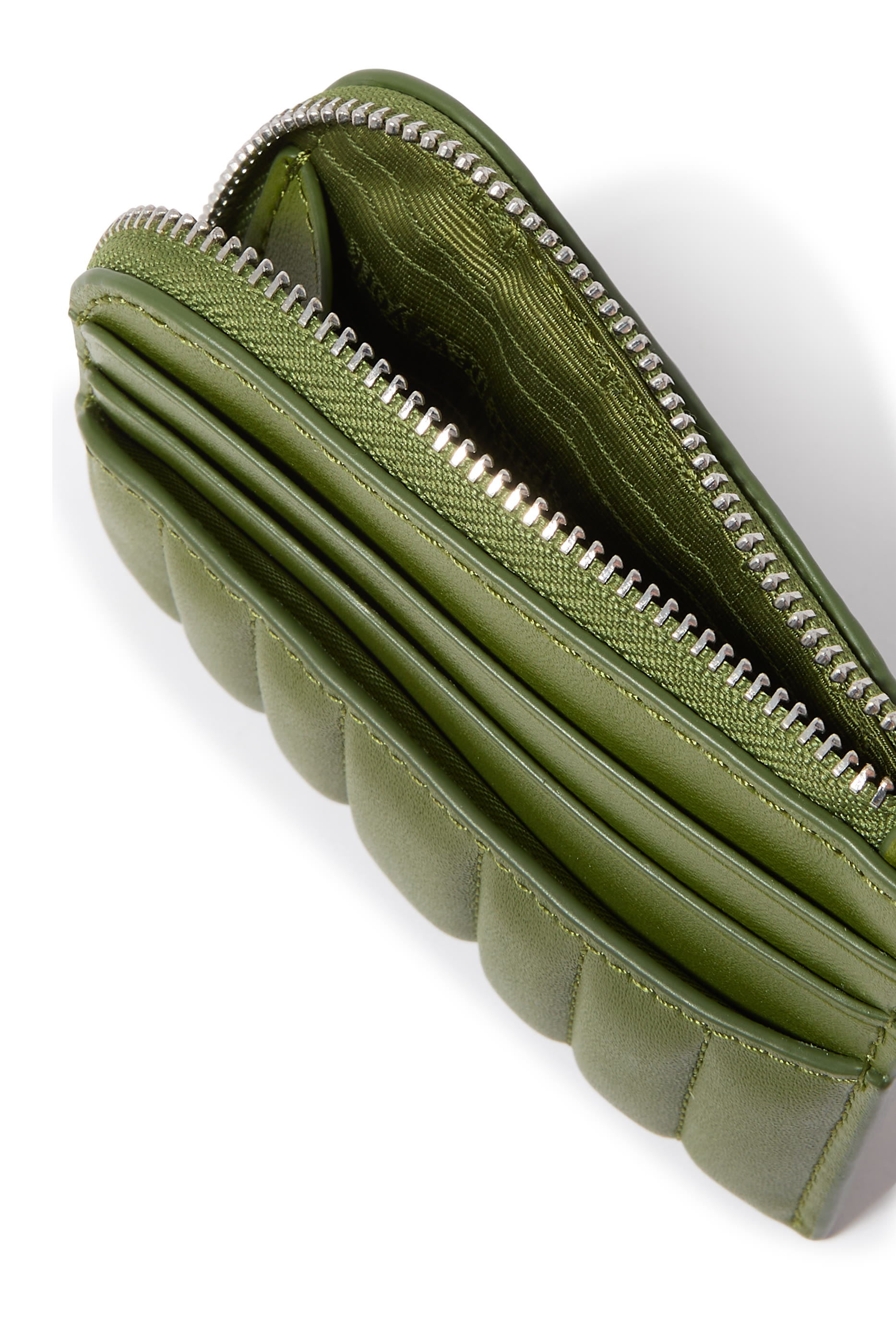 Deco Quilted Coin Card Case Wristlet 