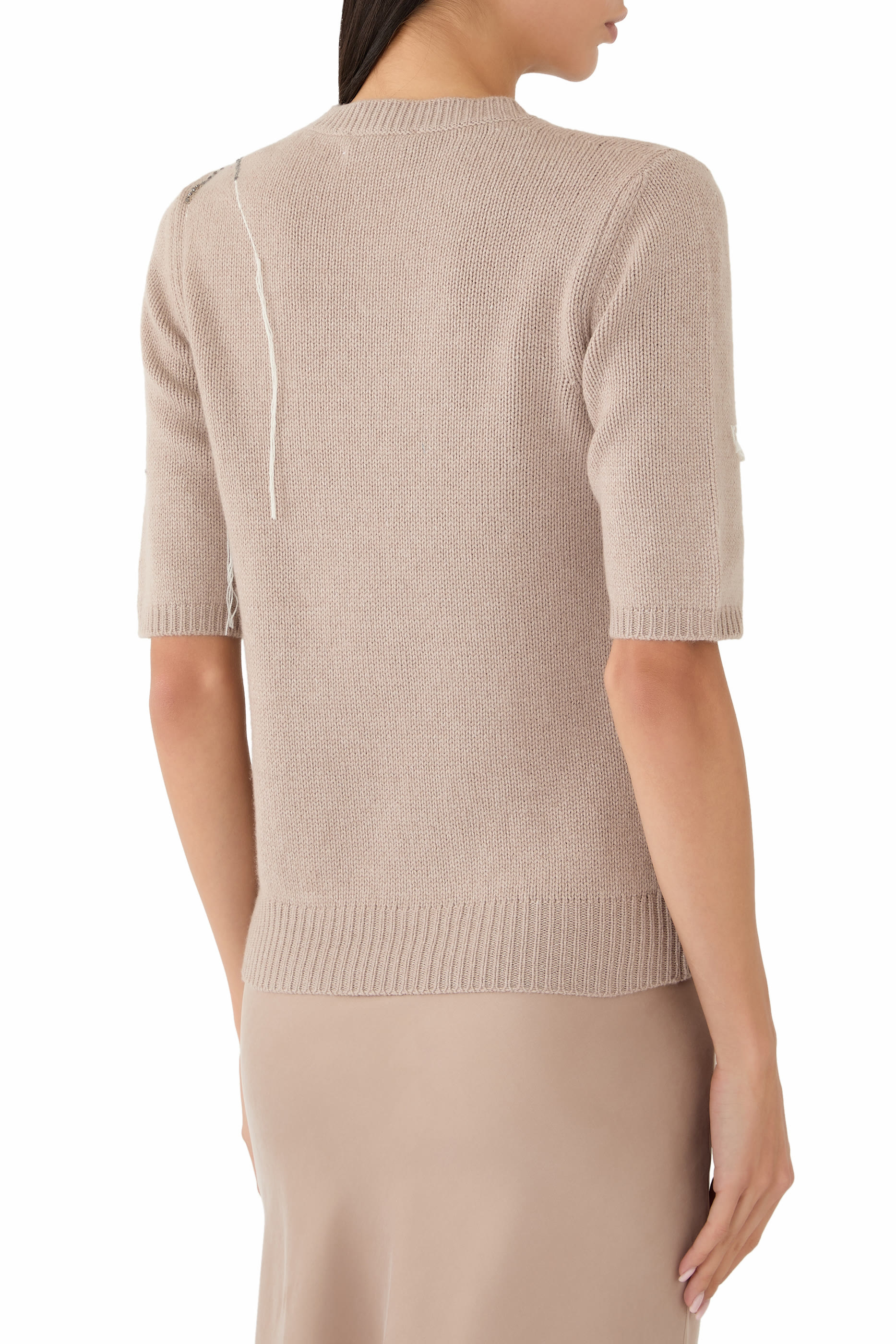 Filo Diamante Embroidery Sweater