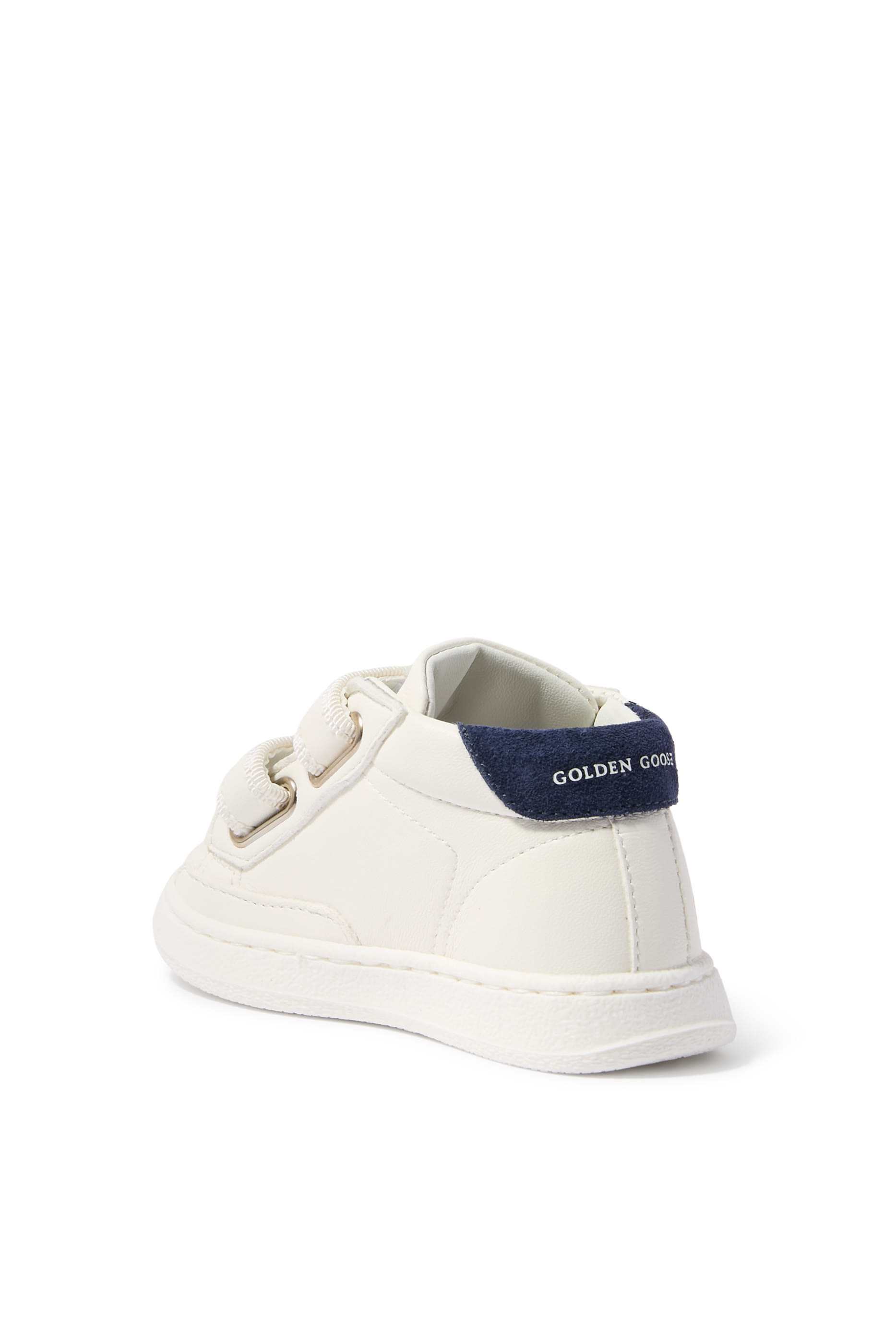 Kids June Junior Sneakers in Nappa with Suede Star and Heel Tab 