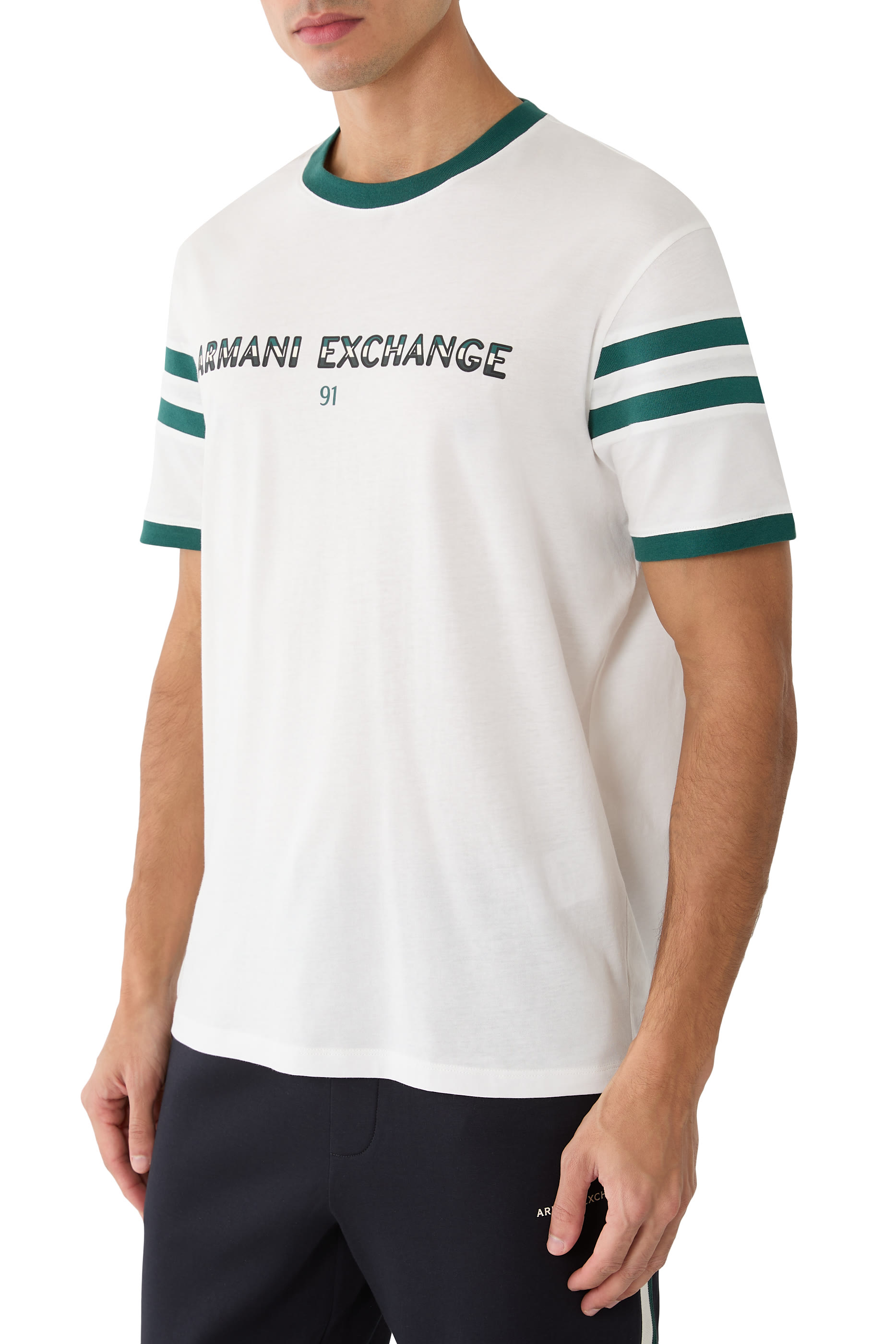 Double Sleeve Stripes T-Shirt