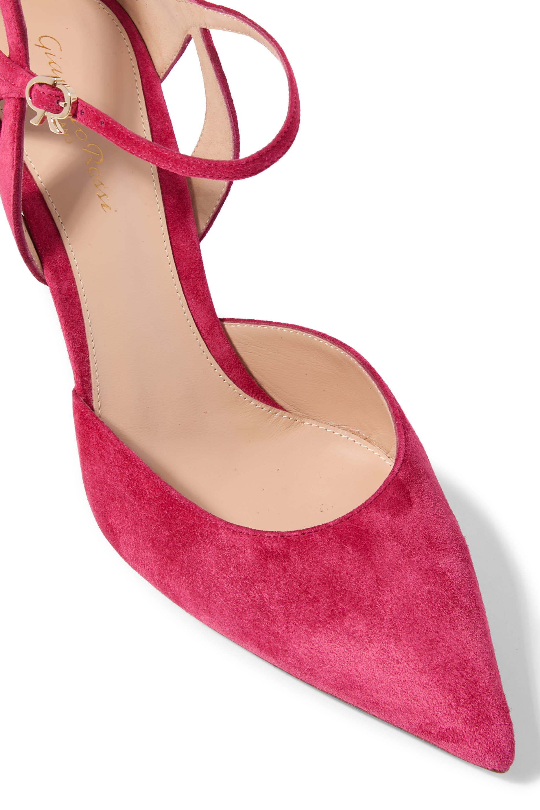 Charlotte 95 Pumps in Suede Leather