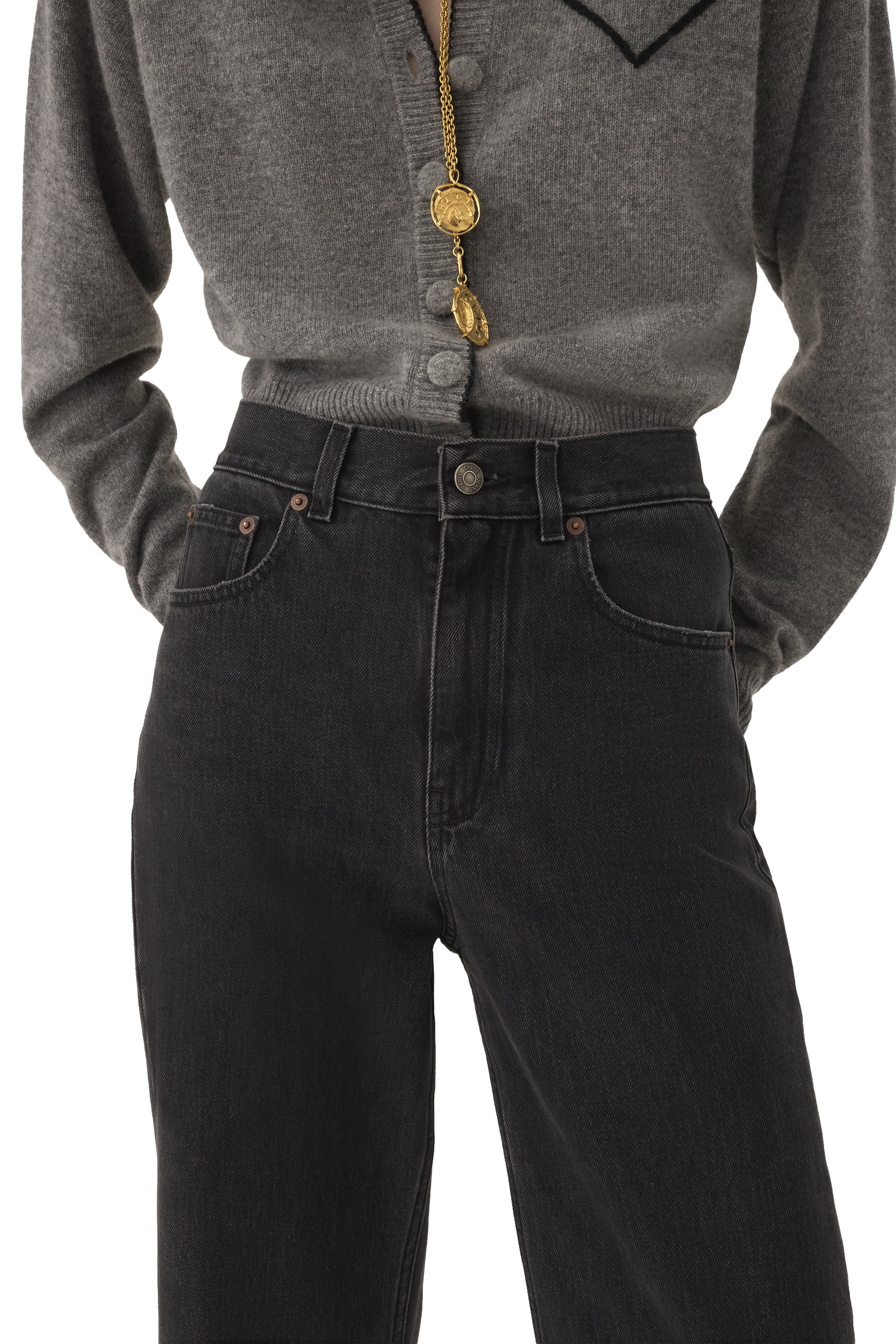 High-Rise Cropped Jeans