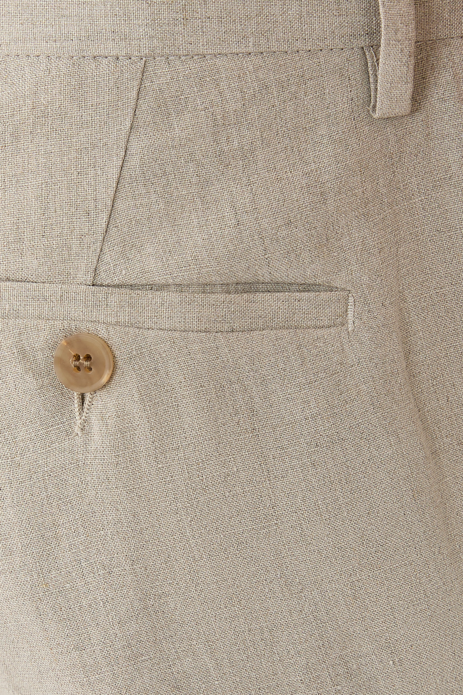 Pleated Linen Trousers