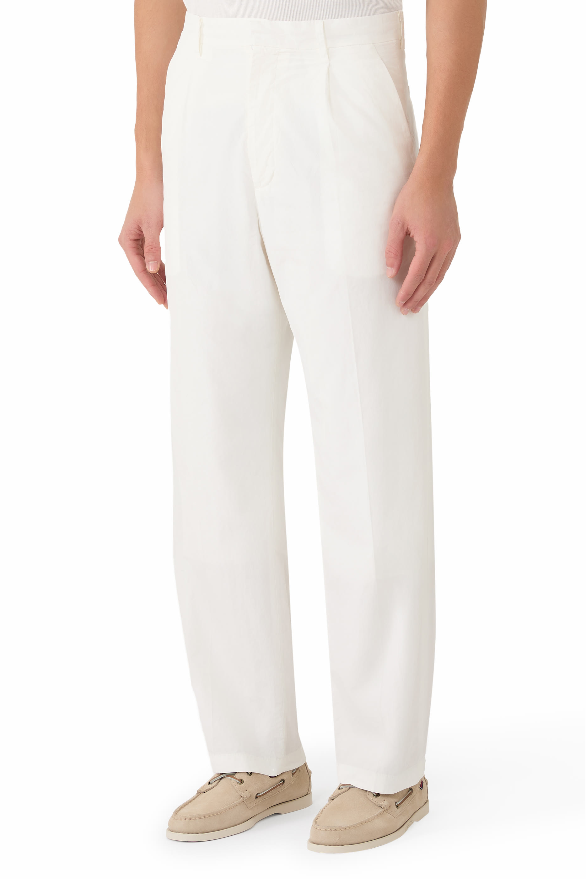 Garment-Dyed Finx Shuttle Weather One-Tuck Slacks 