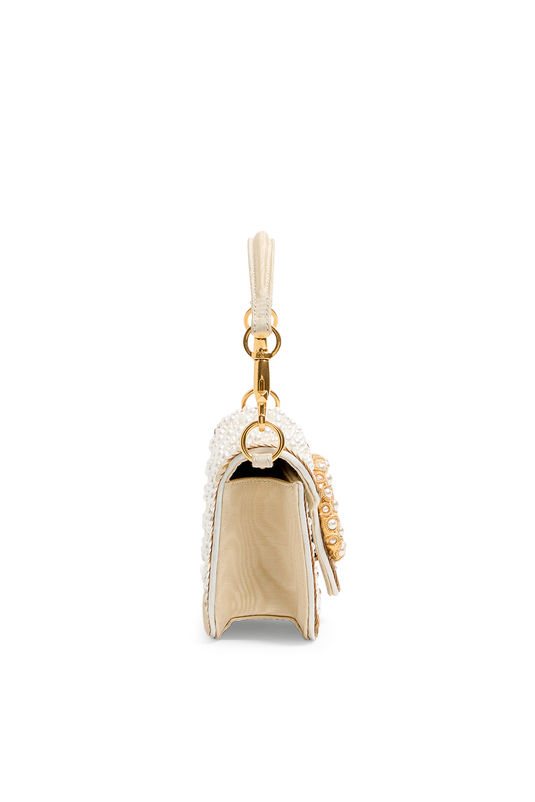 Loc&ograve; Jewel Logo Embroidered Small Shoulder Bag