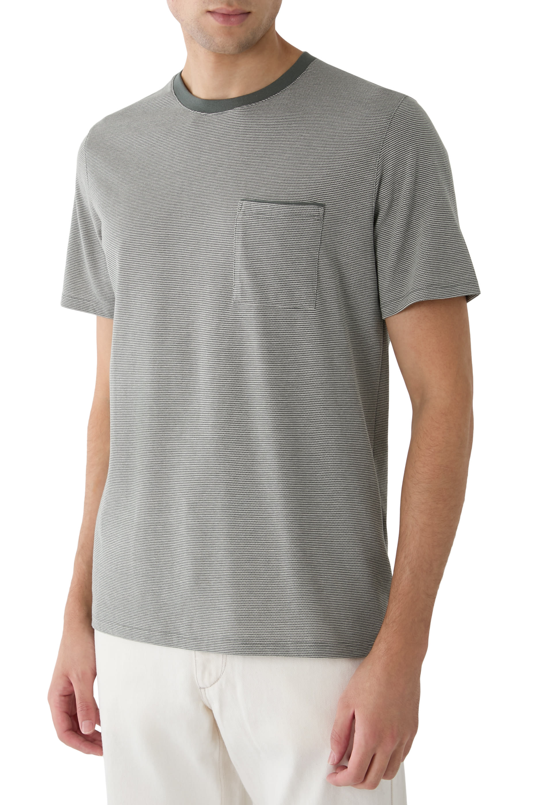 Bird's Eye Ringer T-Shirt