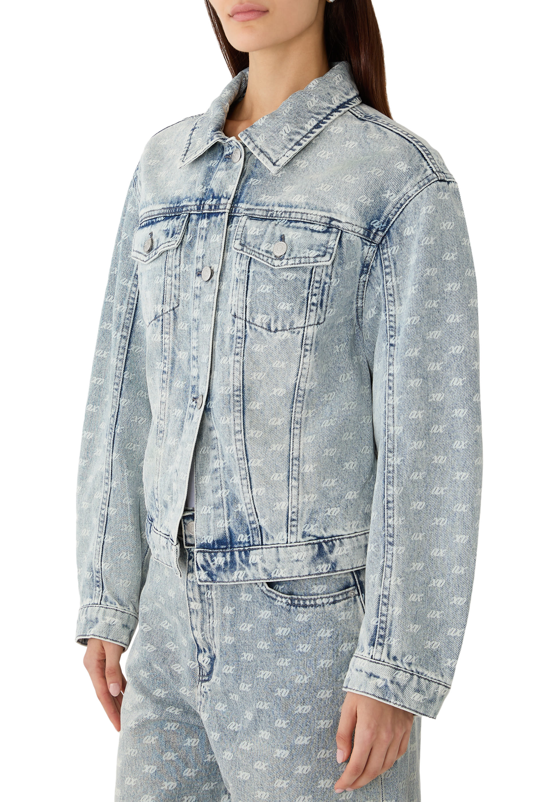 Allover Print Blouson Jacket