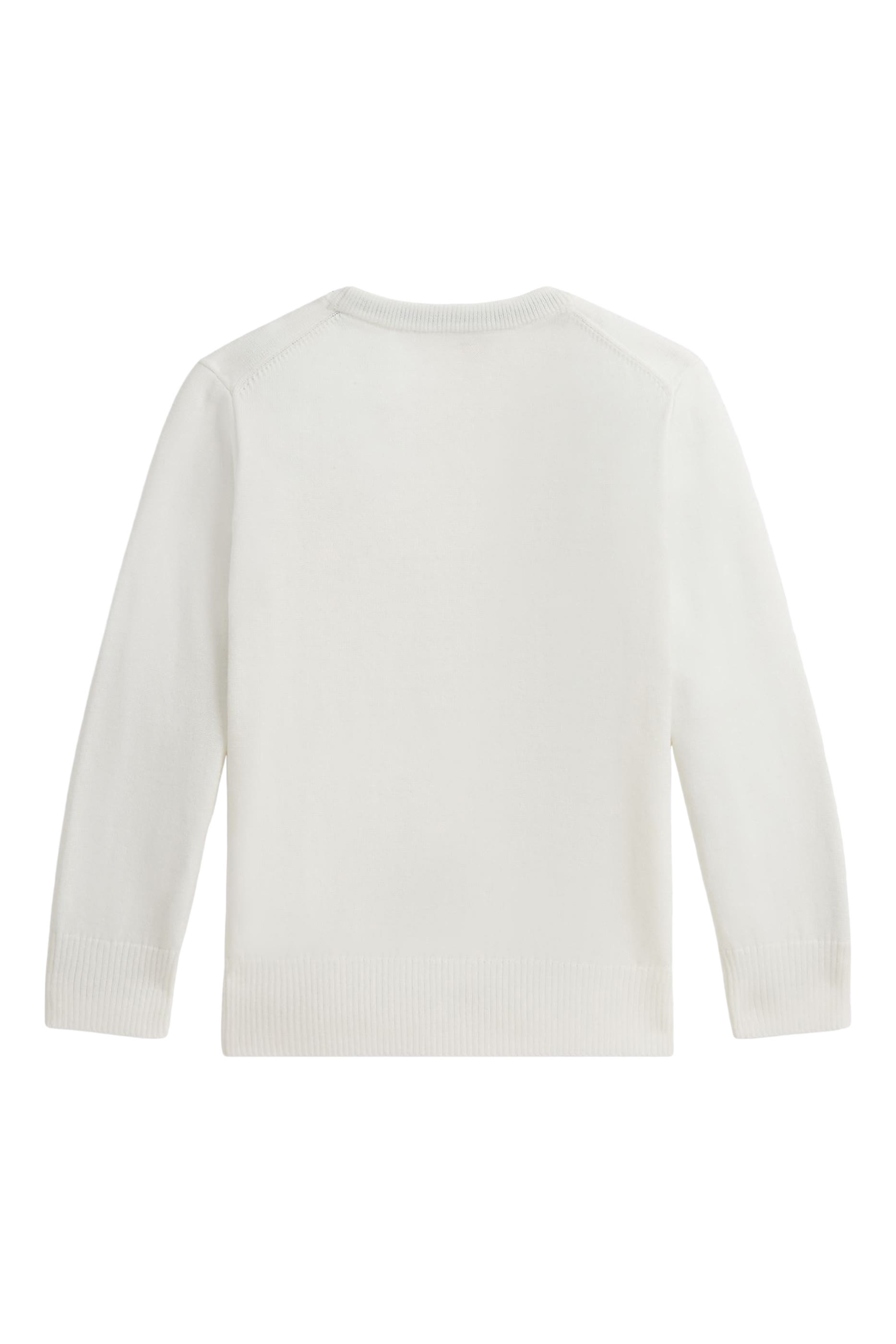 Kids Embroidered Crewneck Sweater