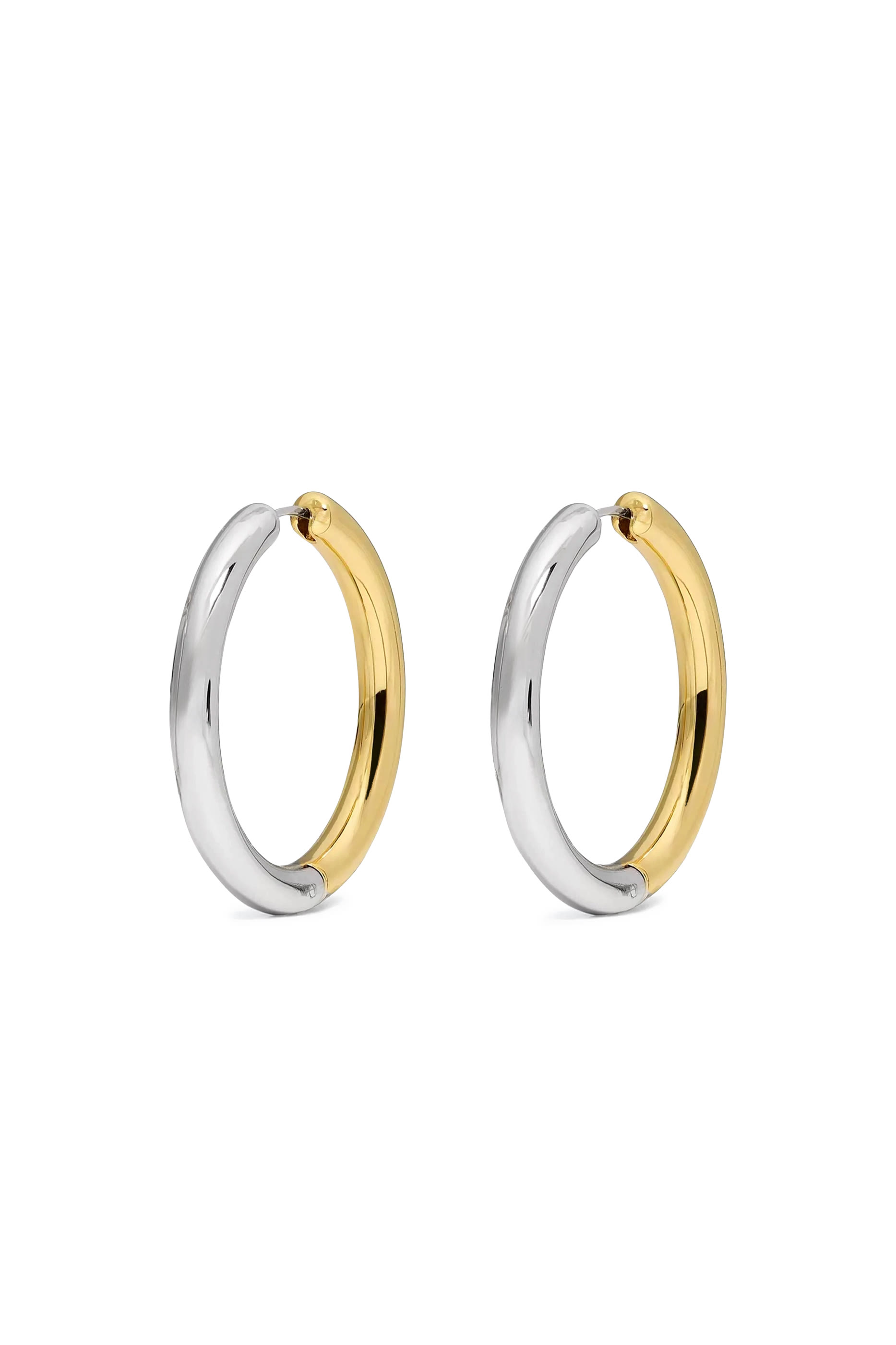 Interlock Hoop Earrings